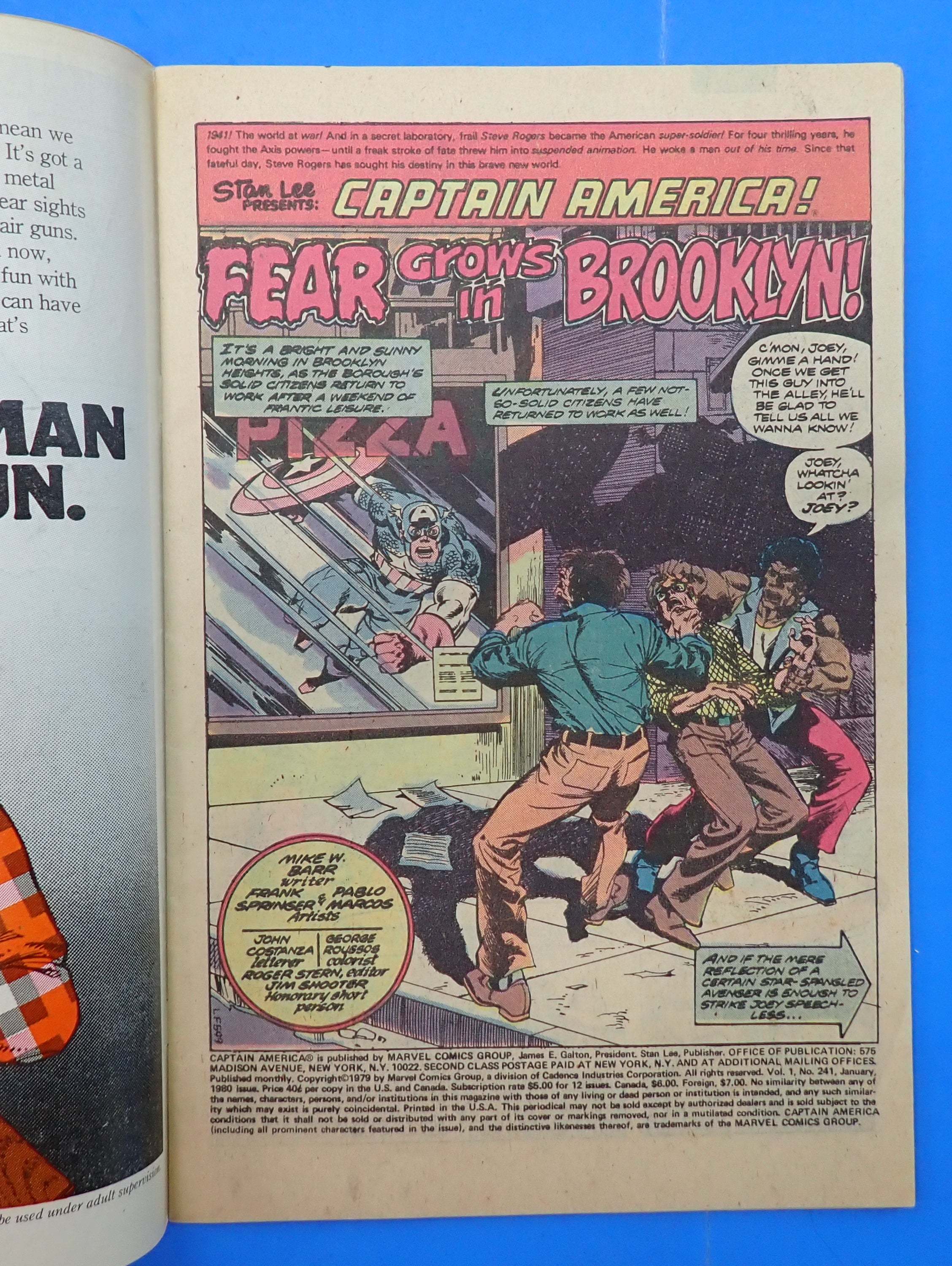 Captain America #241 (1980) - GD/VG (3.0) - Signed by Bob McLeod (No COA)