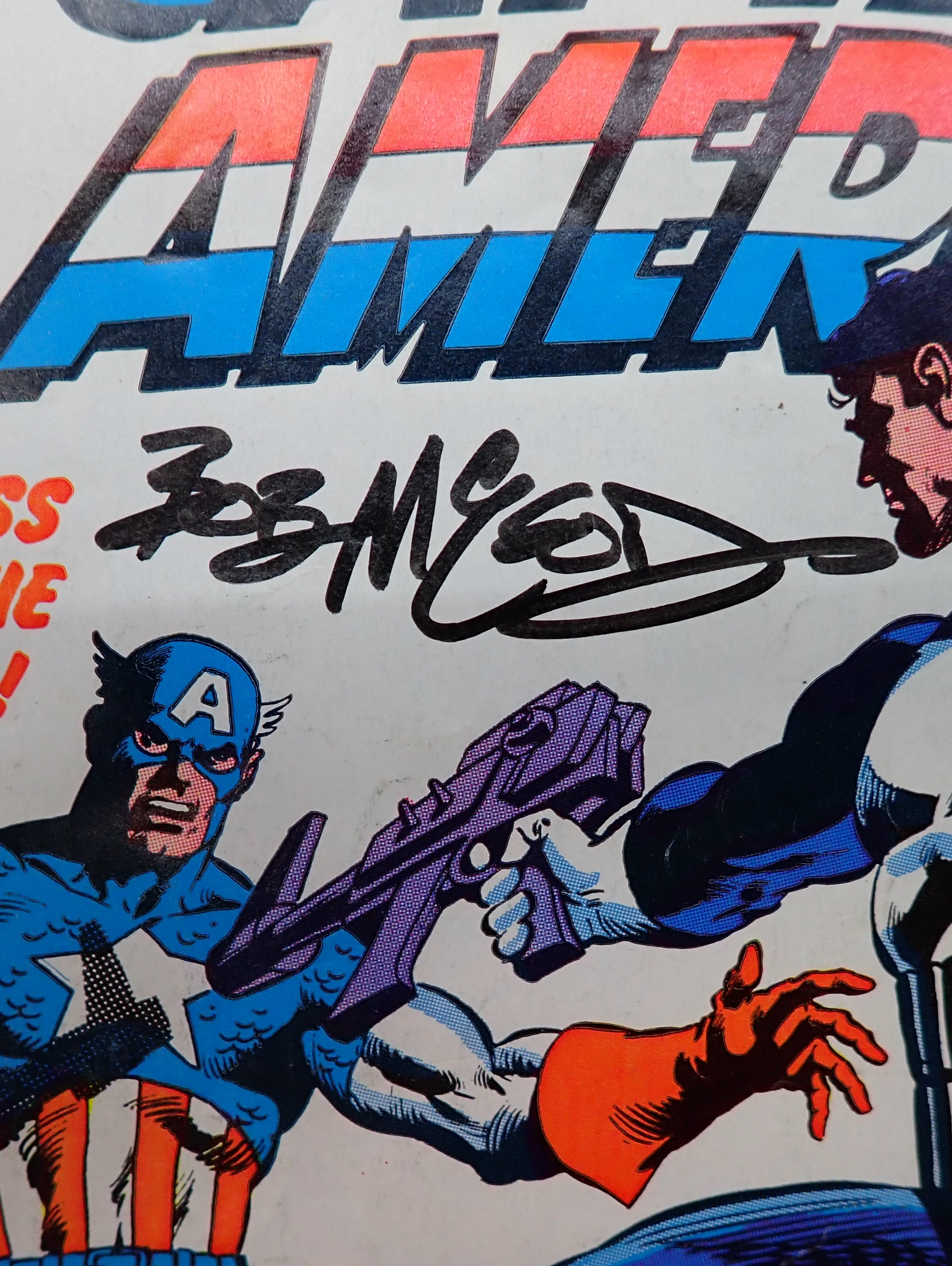 Captain America #241 (1980) - GD/VG (3.0) - Signed by Bob McLeod (No COA)