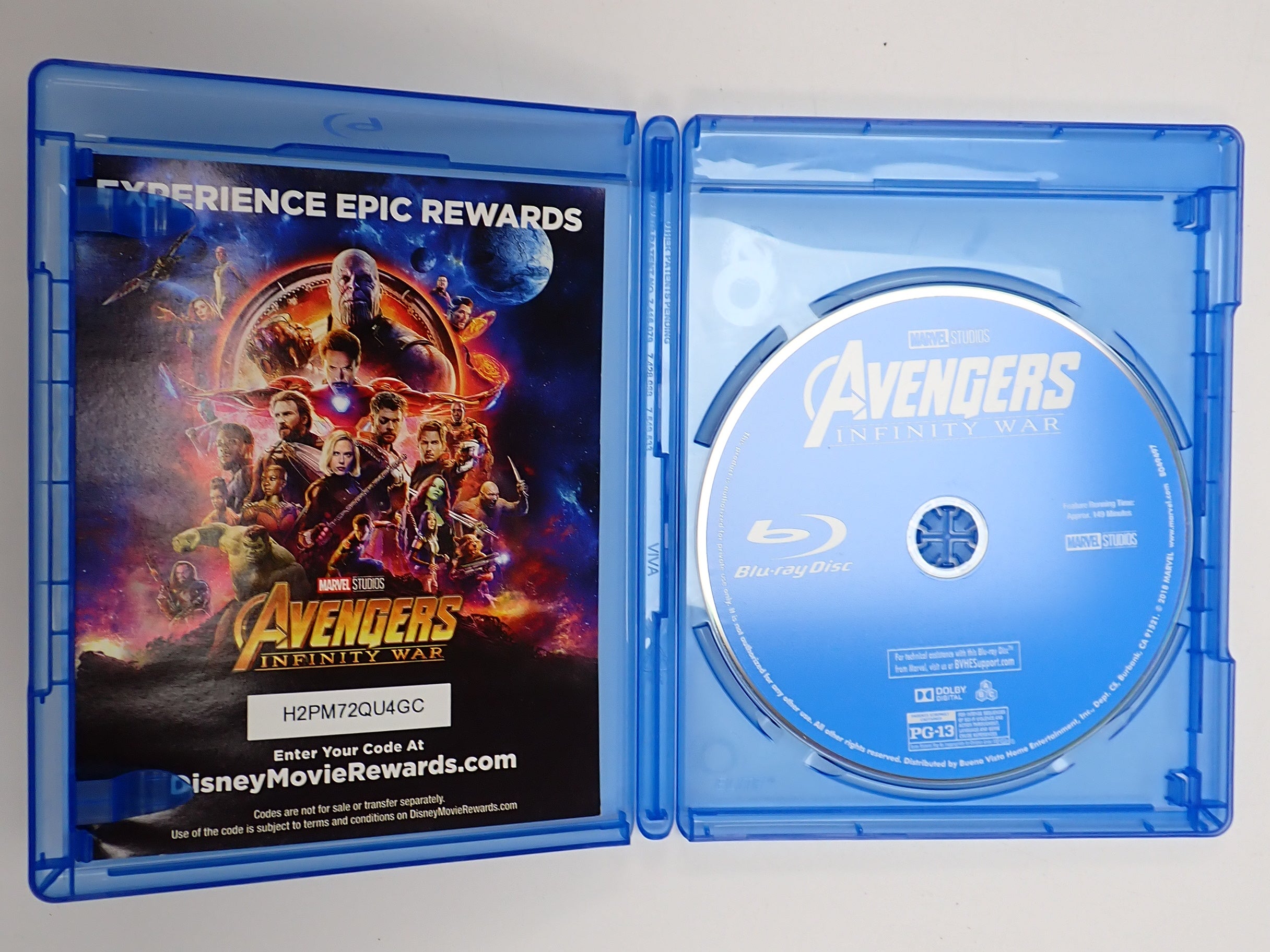 Avengers: Infinity War - Blu-Ray [Pre-Owned]