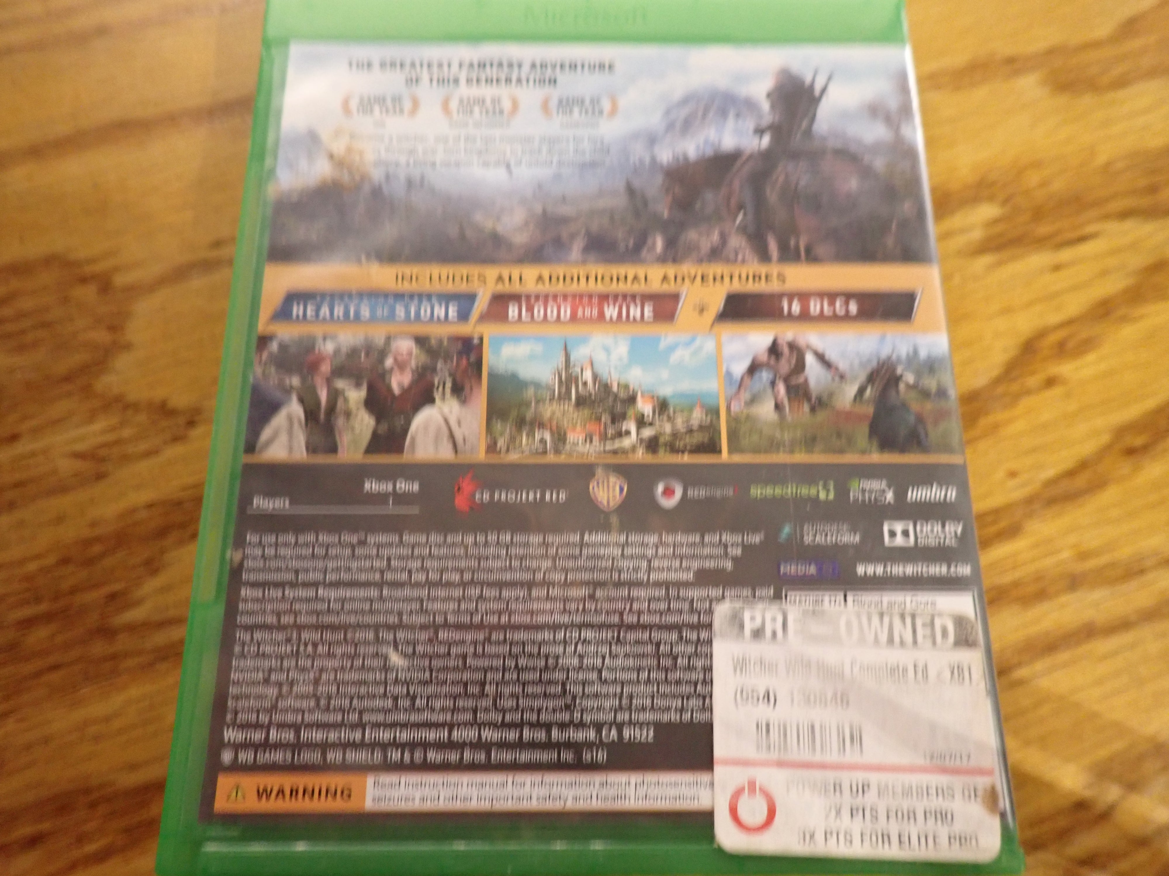 Witcher III Wild Hunt CE - Xbox One