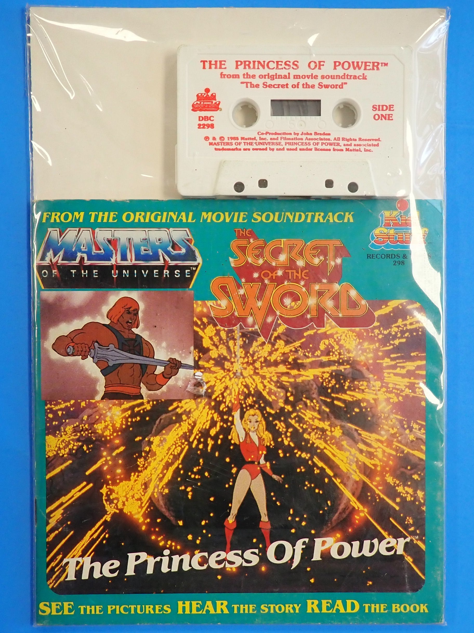 Masters of the Universe the Secret of the Sword Book and Tape (1985)