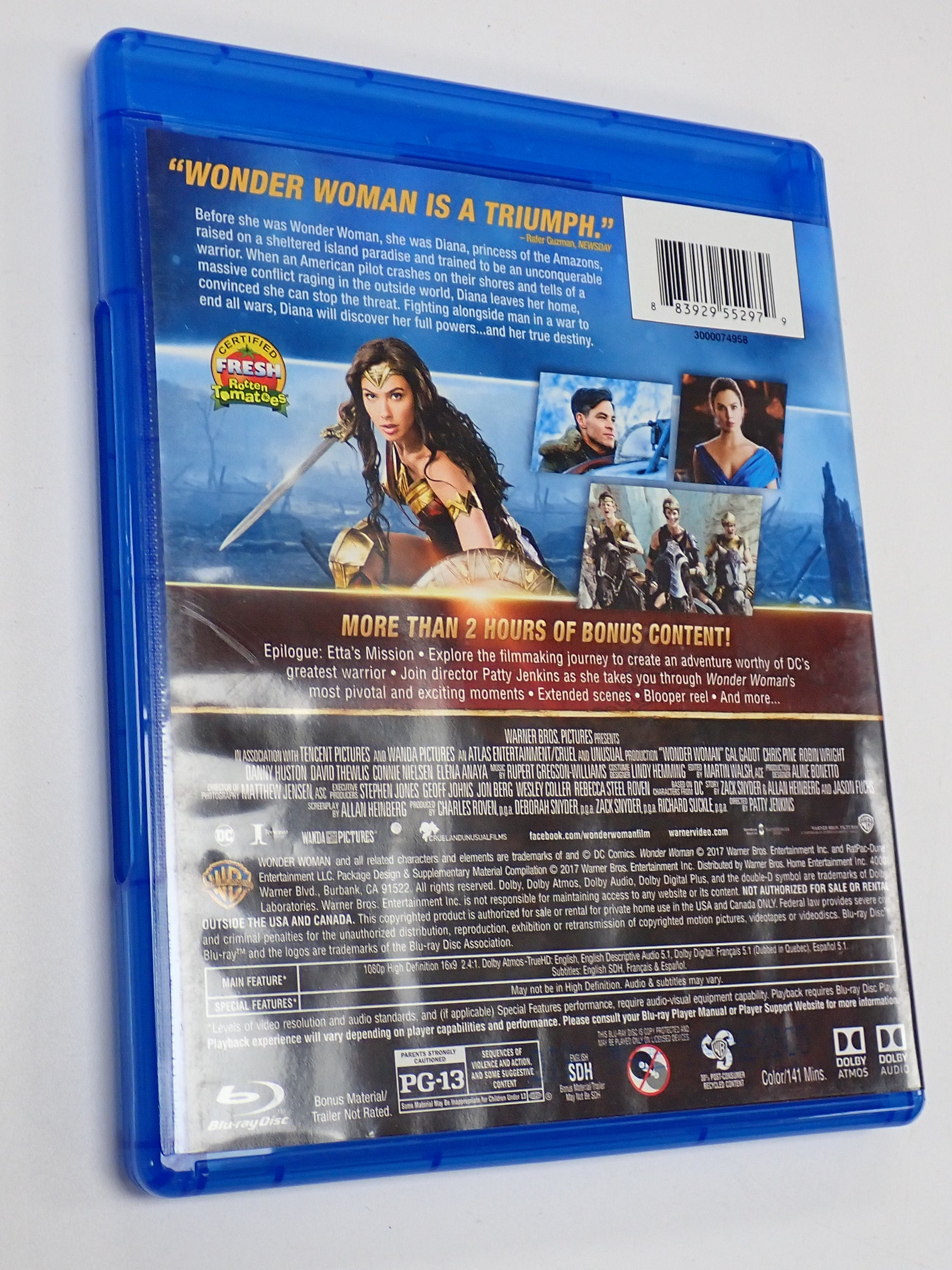 Wonder Woman - Blu-Ray [Pre-Owned]