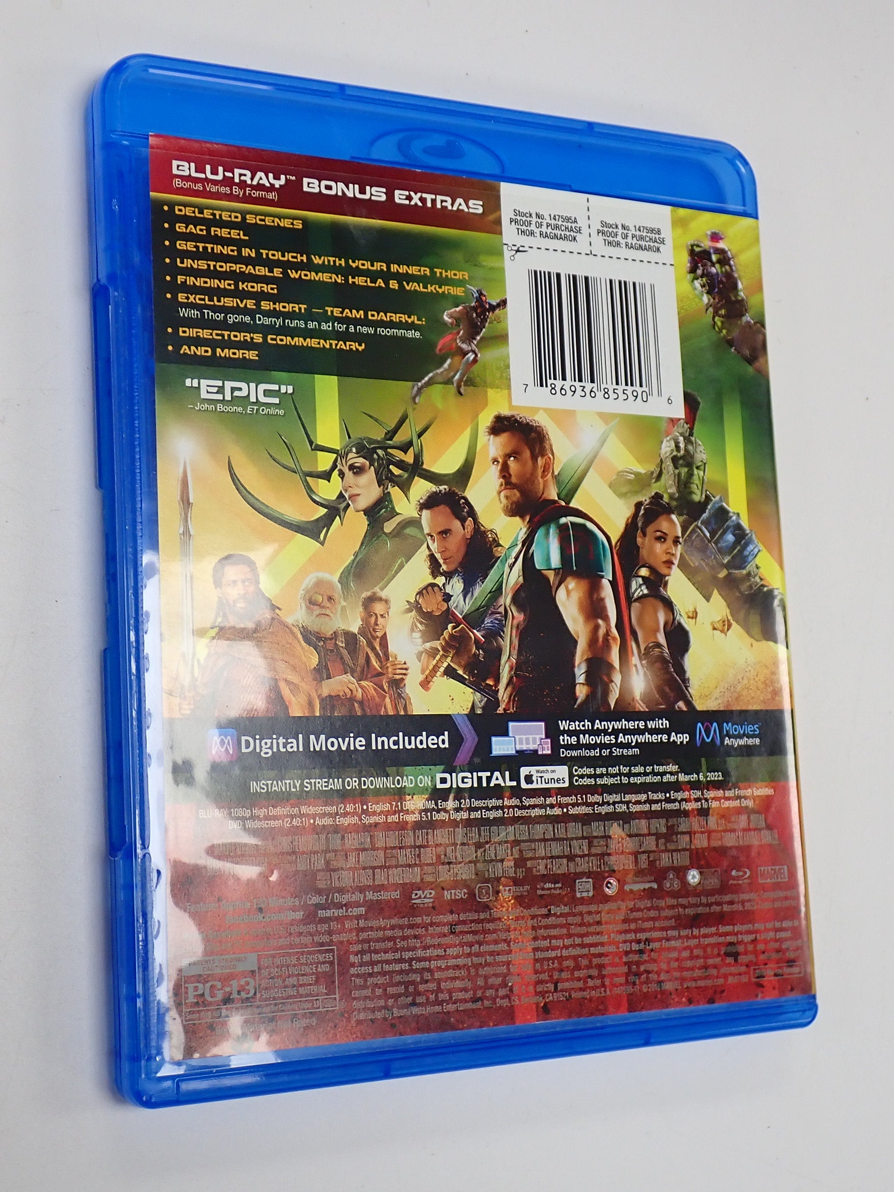 Thor: Ragnarok - Blu-Ray [Pre-Owned]