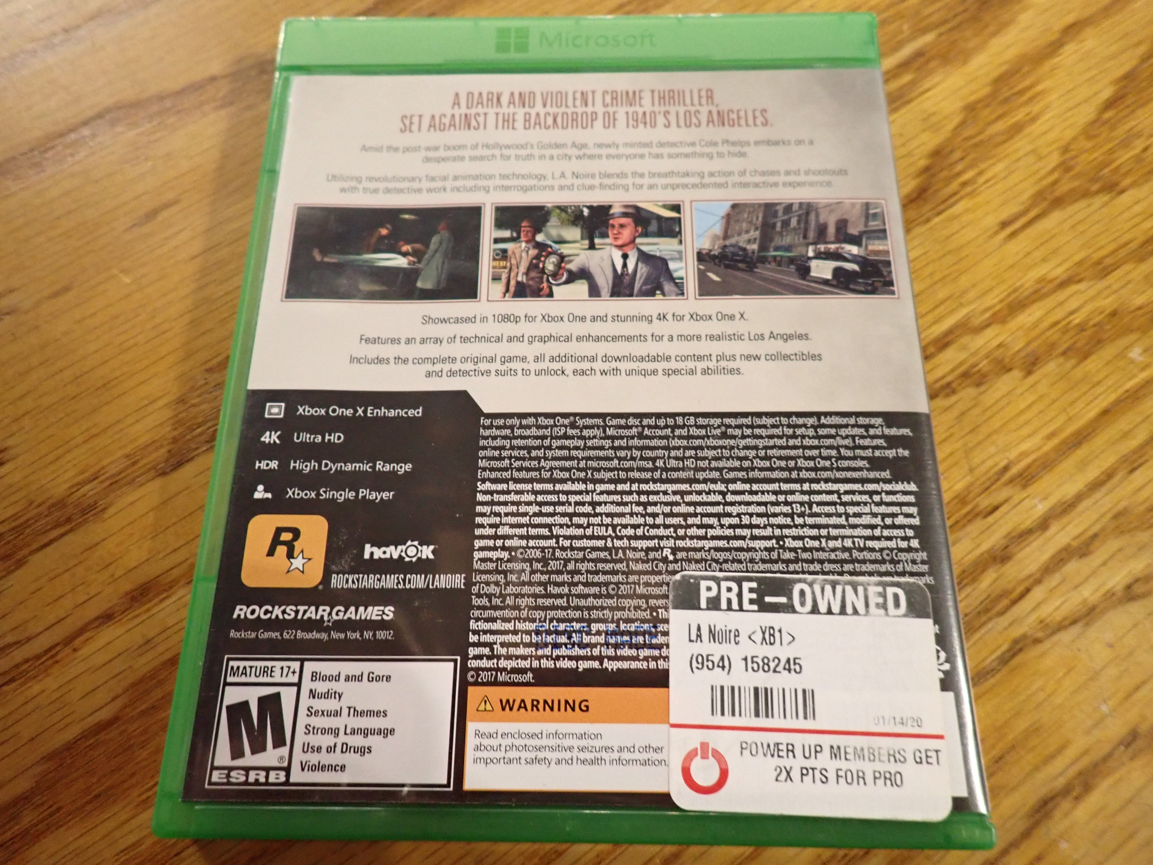 L.A. Noire - Xbox One
