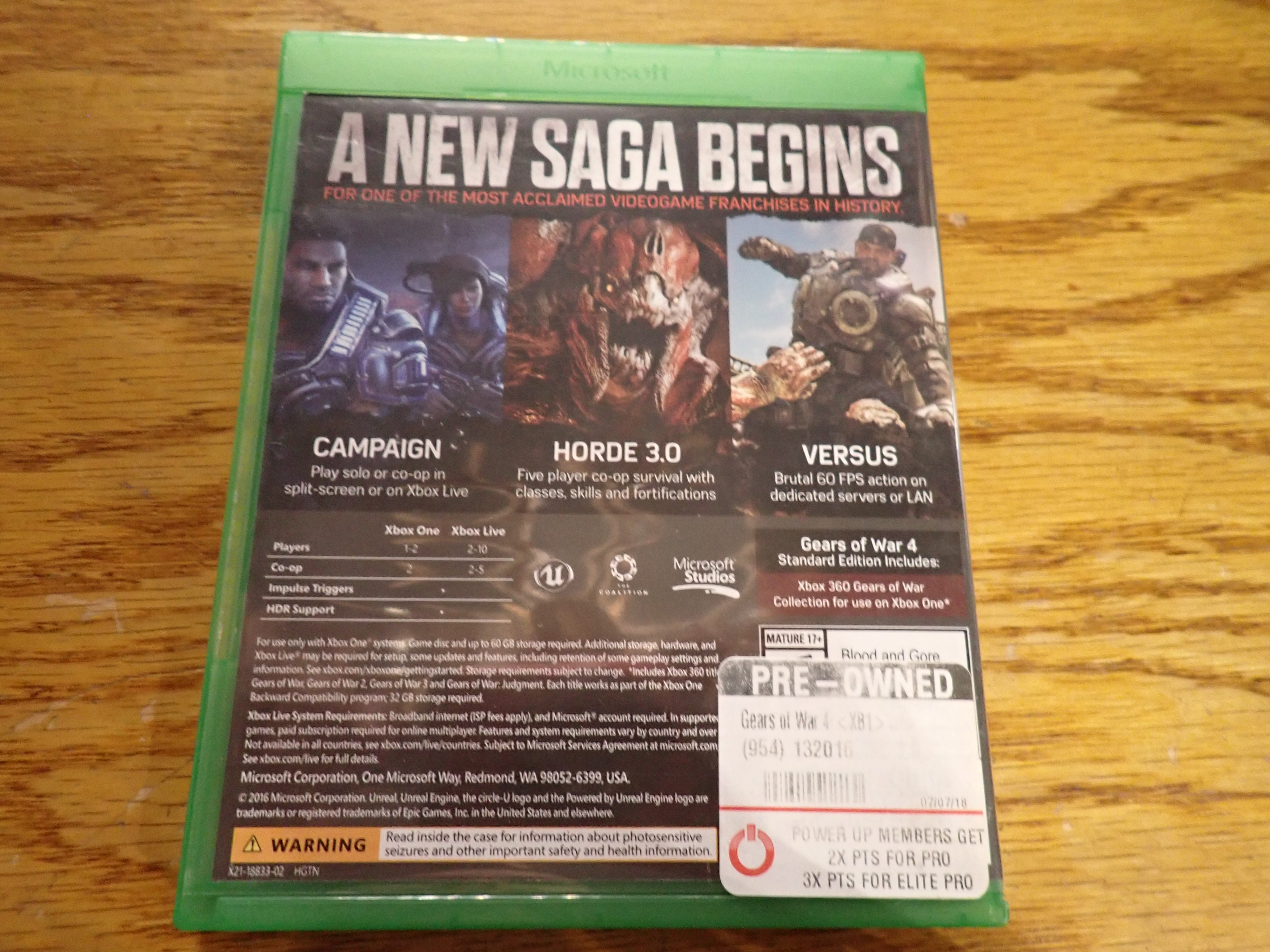 Gears of War 4 - Xbox One