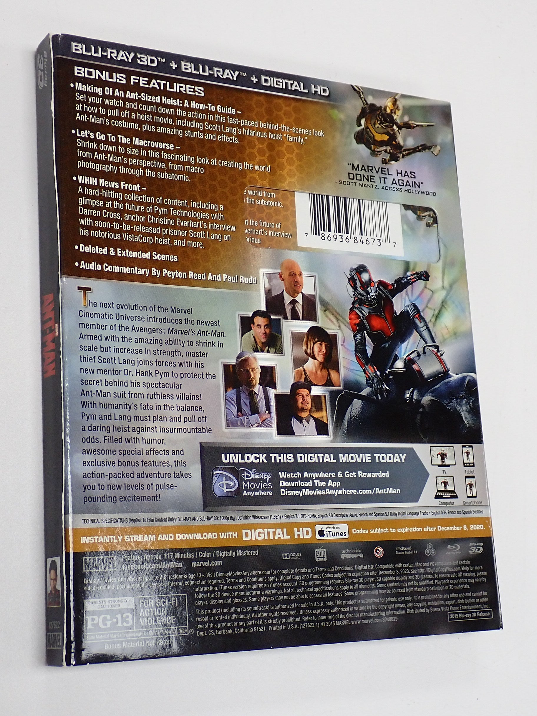 Ant-Man - Blu-Ray [Pre-Owned]
