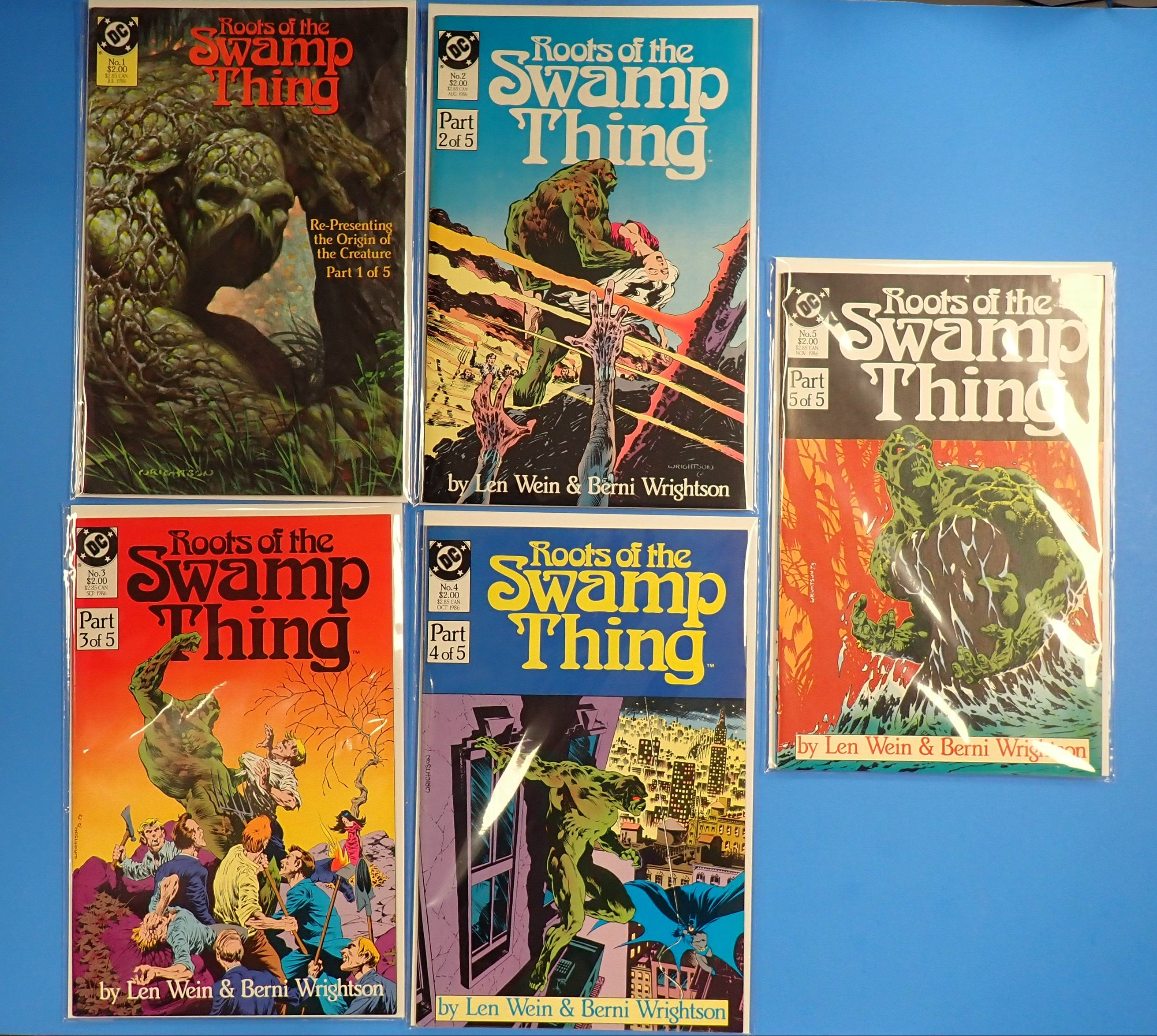 Roots of the Swamp Thing 1-5 (1986)