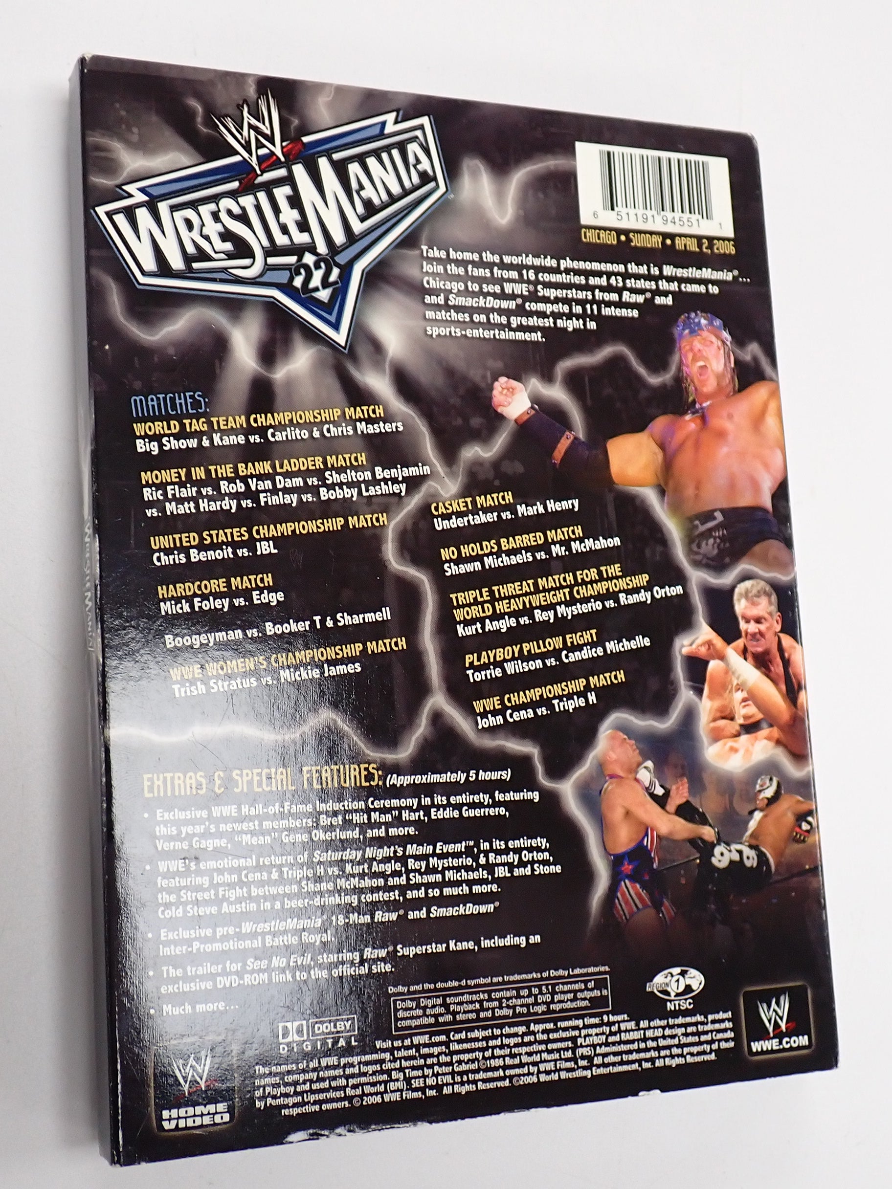 Wrestlemania 22 (3-Disc Collector's Edition) - DVD [Pre-Owned]