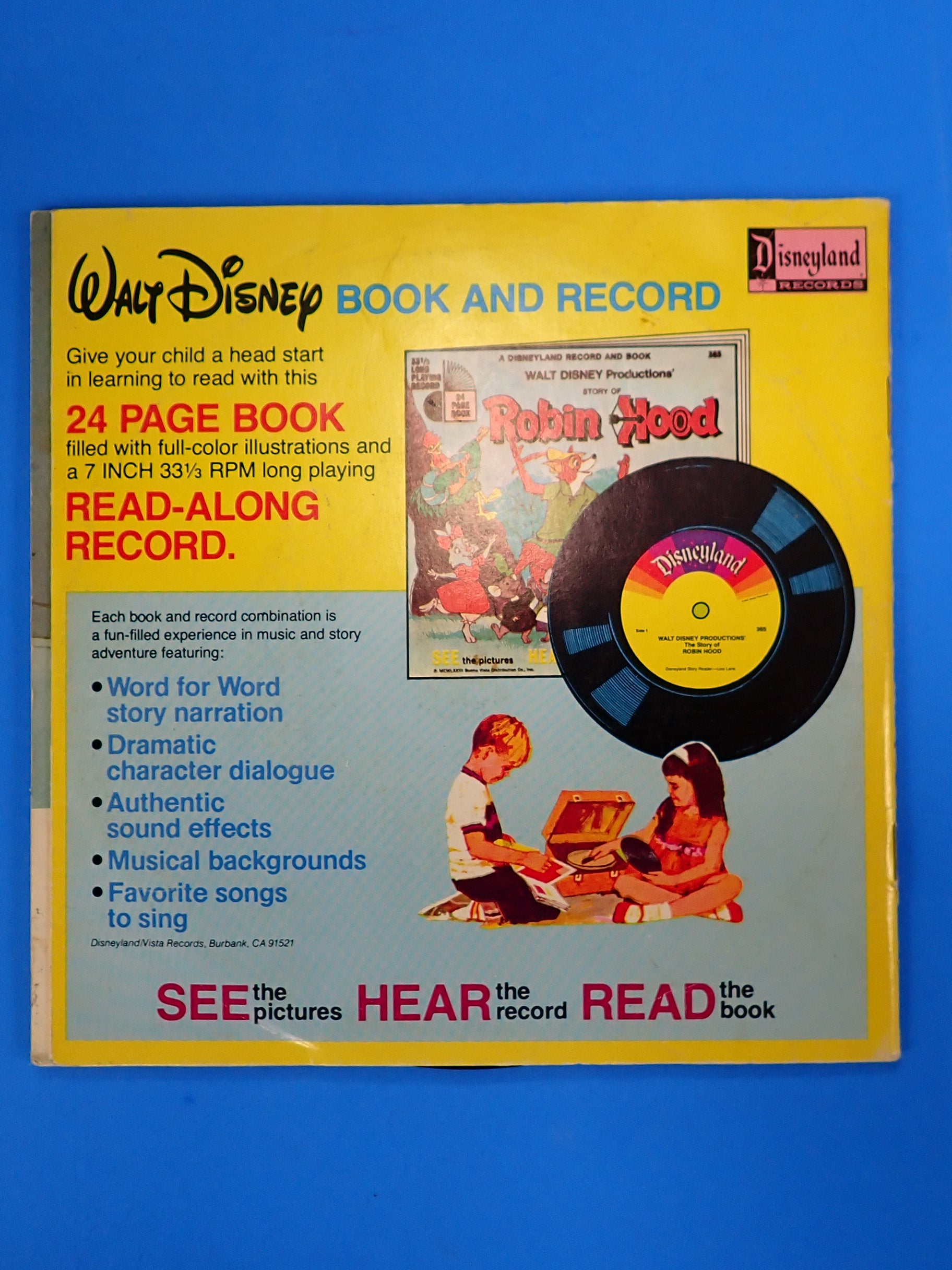 The Rescuers Book and Record (1977)