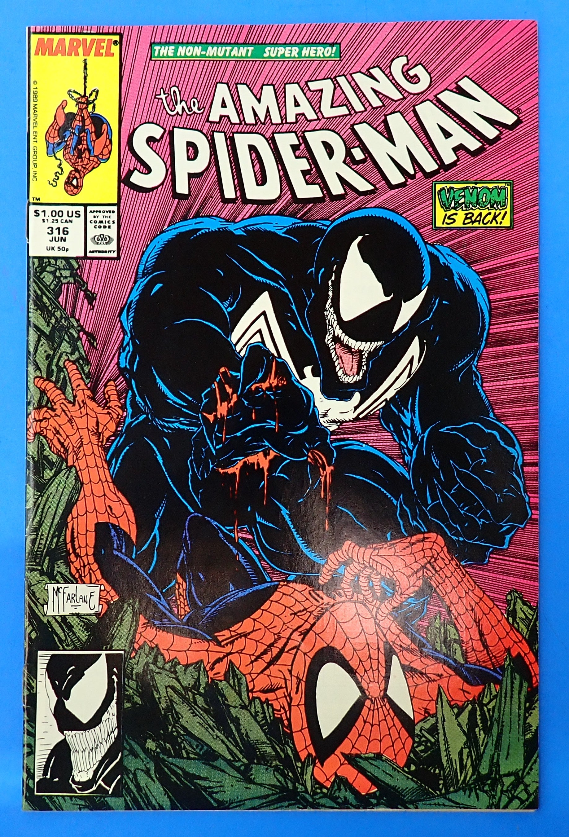 Amazing Spider-Man #316 (1989) - VF/NM (9.0) - 3rd App. Venom