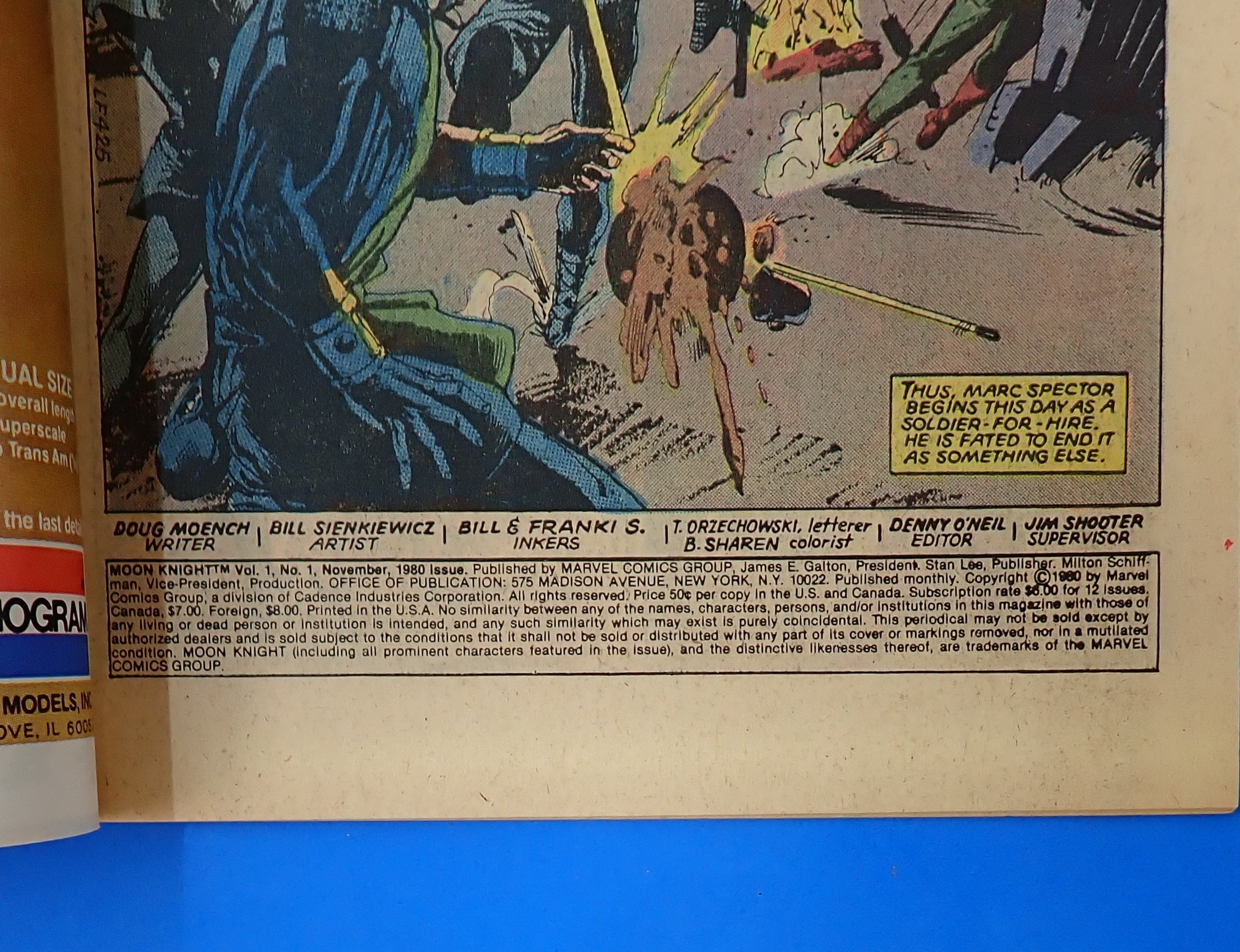 Moon Knight #1 (1980) - FN (6.0) - Moon Knight origin story