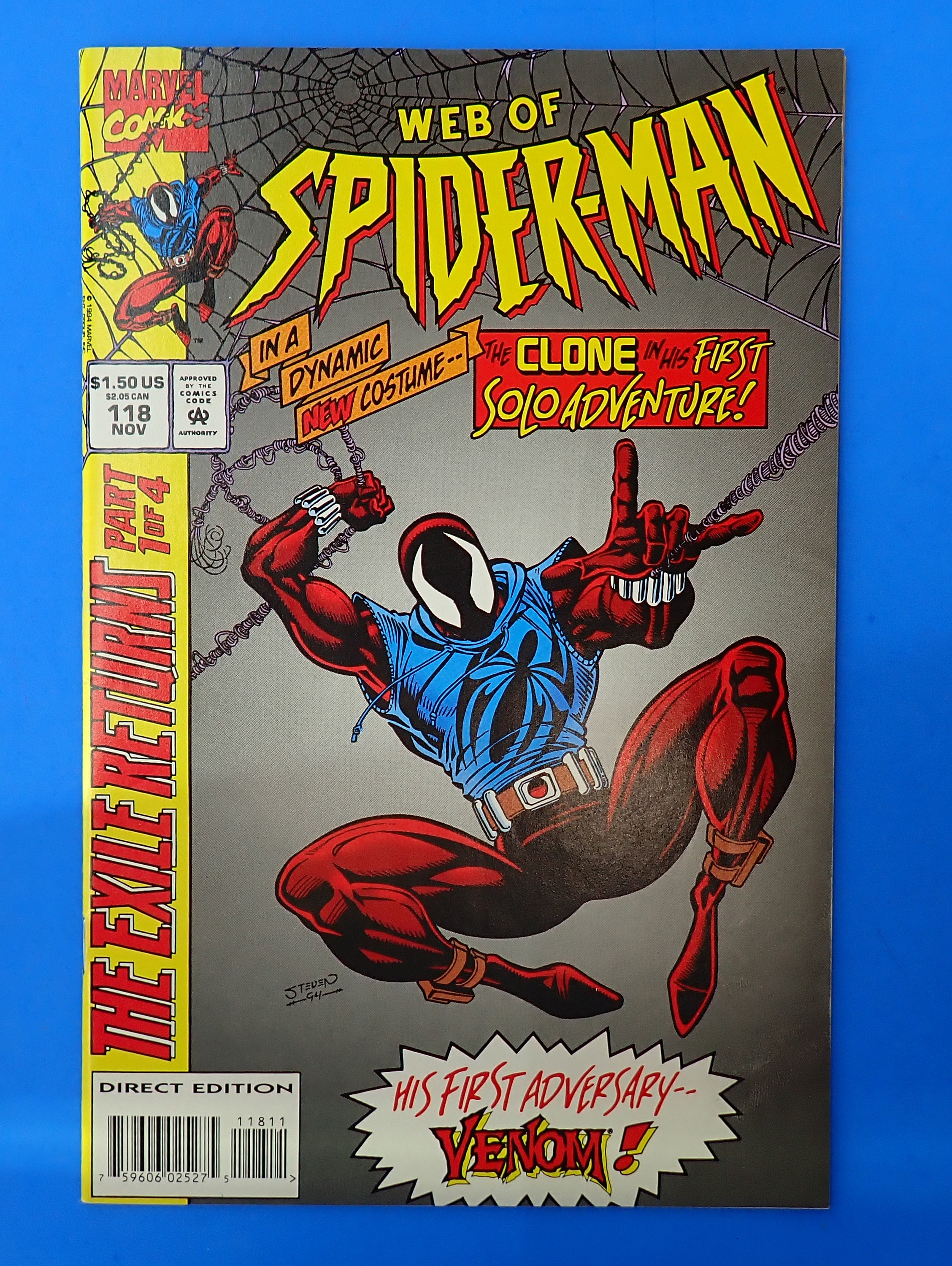 Web of Spider-Man #118 (1994) - VF/NM (9.0) - 1st App Ben Reilly as Scarlet Spider