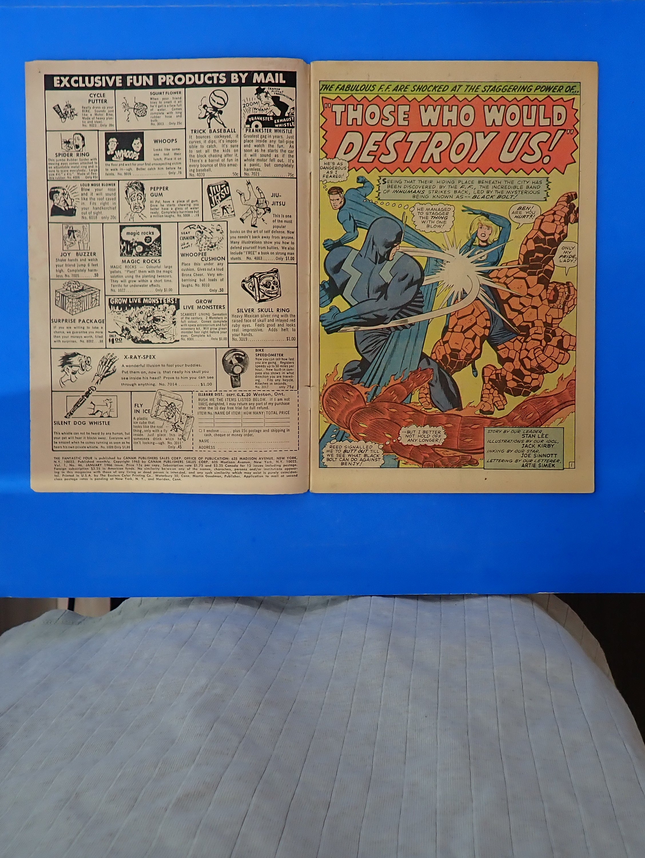 Fantastic Four #46 (1966) - GD/VG (3.0) - 1st Full App. Black Bolt