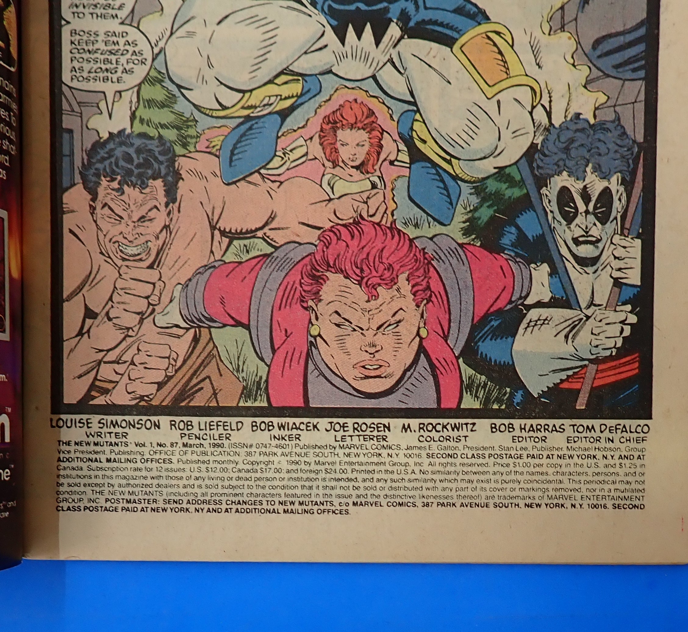 New Mutants #87 (1990) - VF (8.0) - 1st App. Cable & MLF