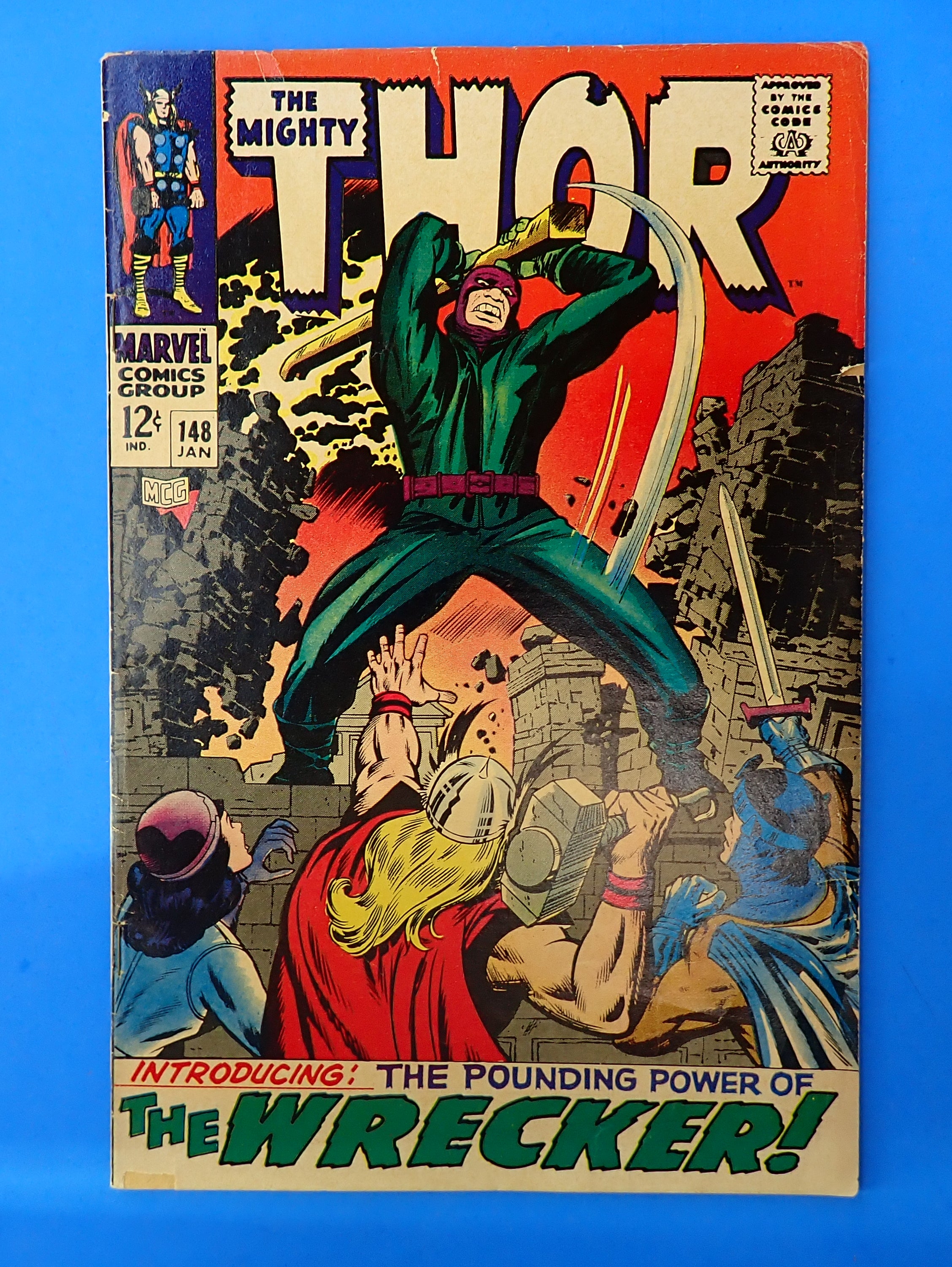 Thor #148 (1968) - VG+ (4.5) - 1st App. The Wrecker