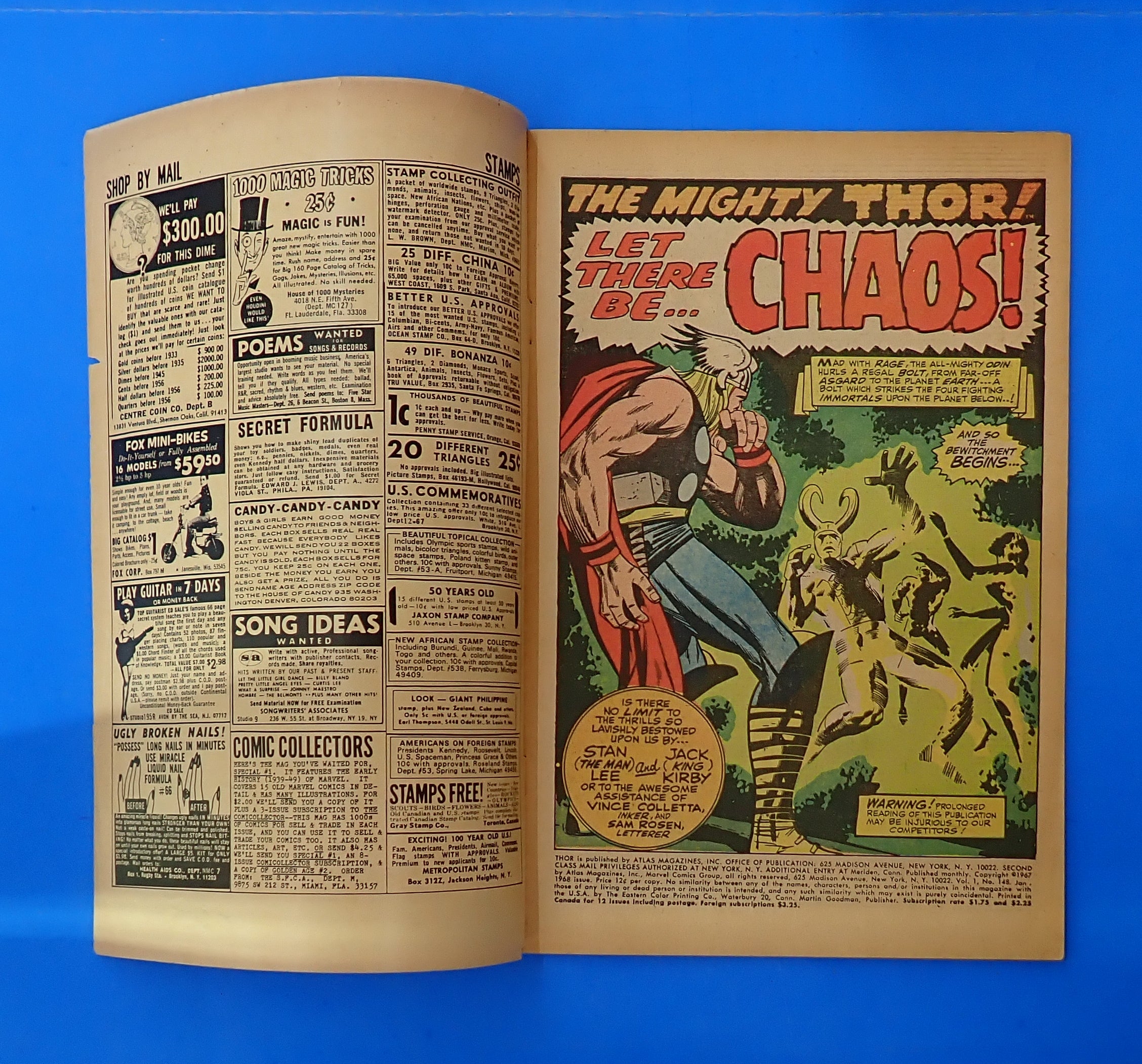 Thor #148 (1968) - VG+ (4.5) - 1st App. The Wrecker