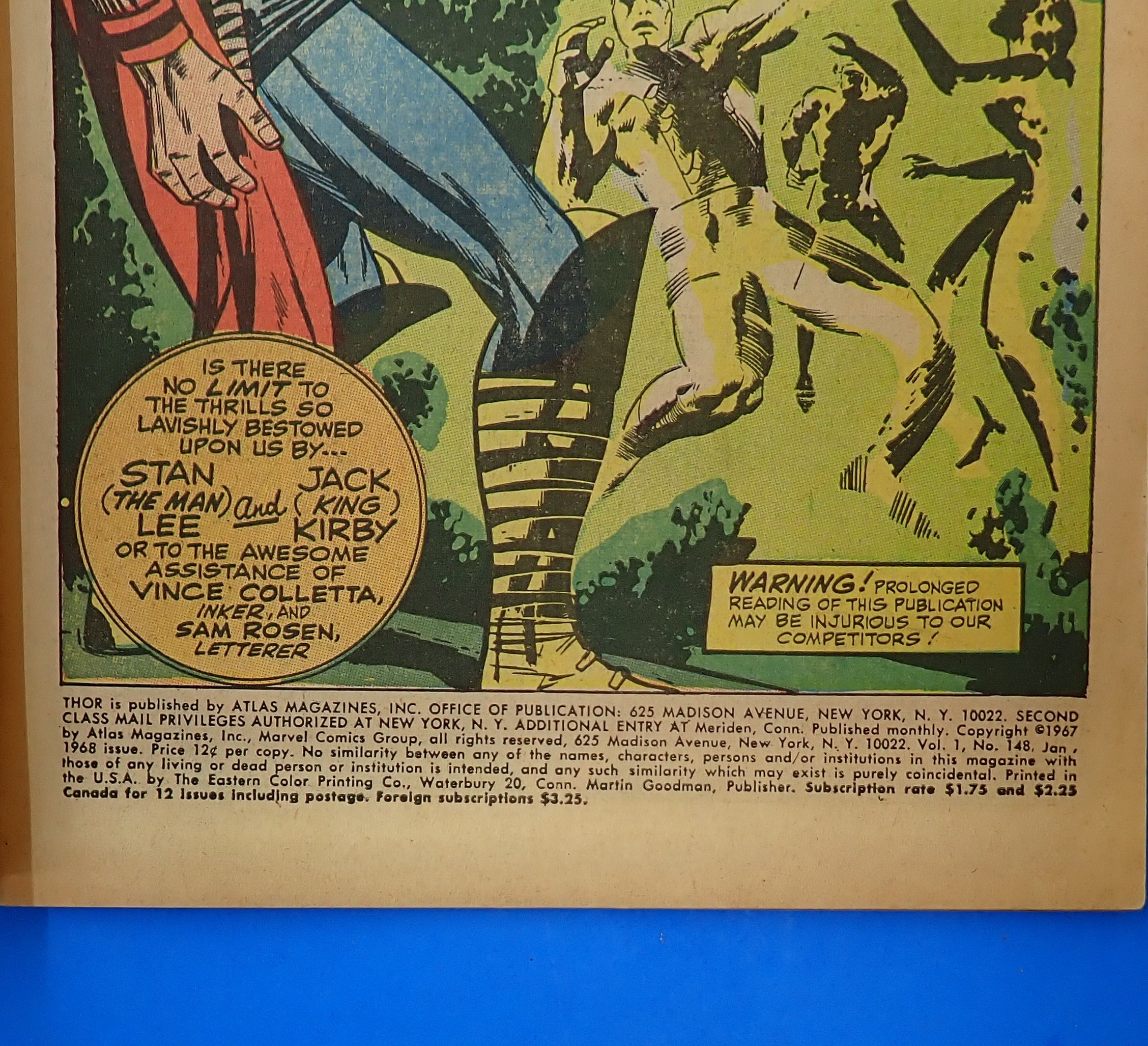 Thor #148 (1968) - VG+ (4.5) - 1st App. The Wrecker
