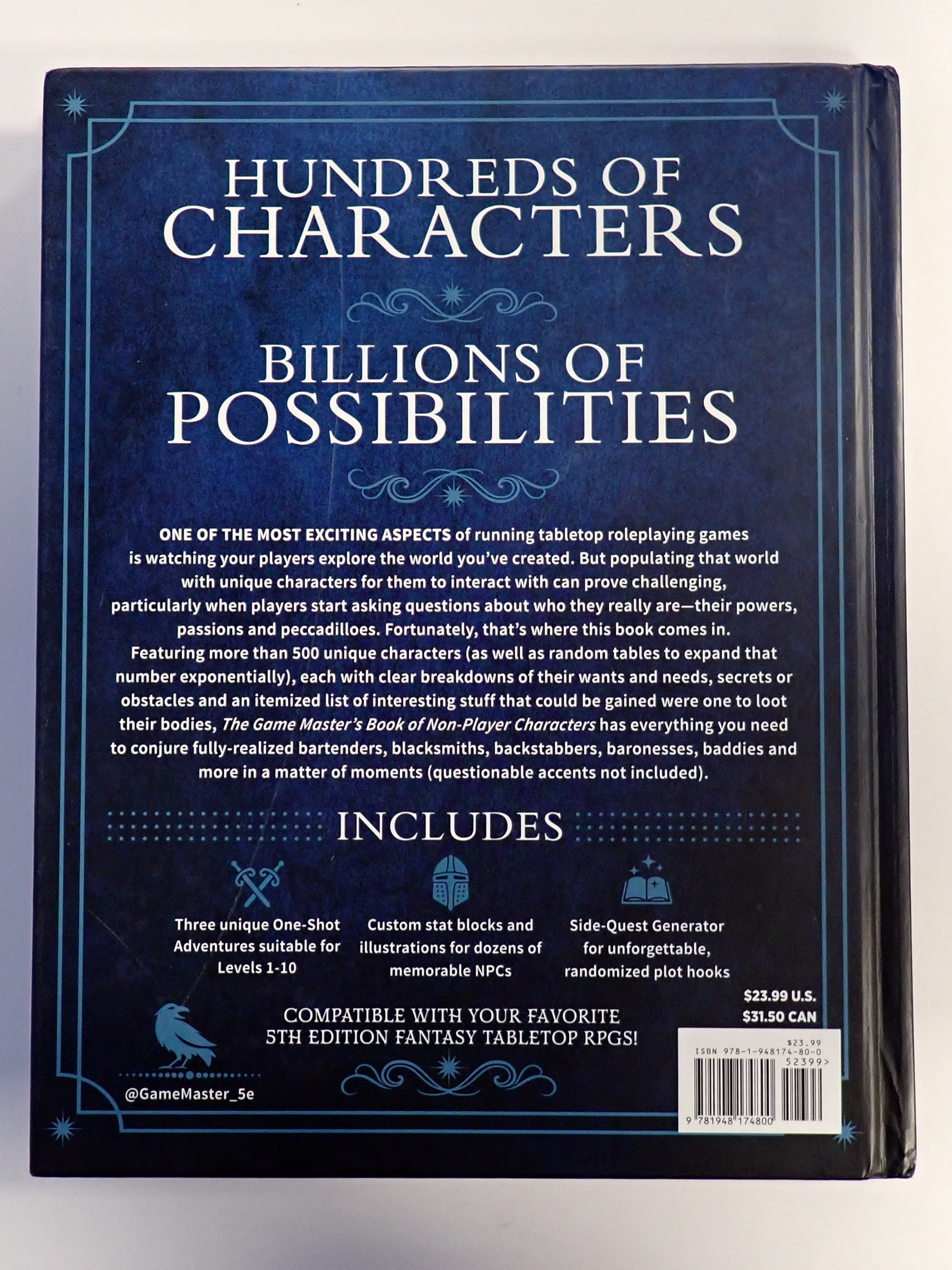 Game Master's Book of Non-Player Characters [Pre-Owned]