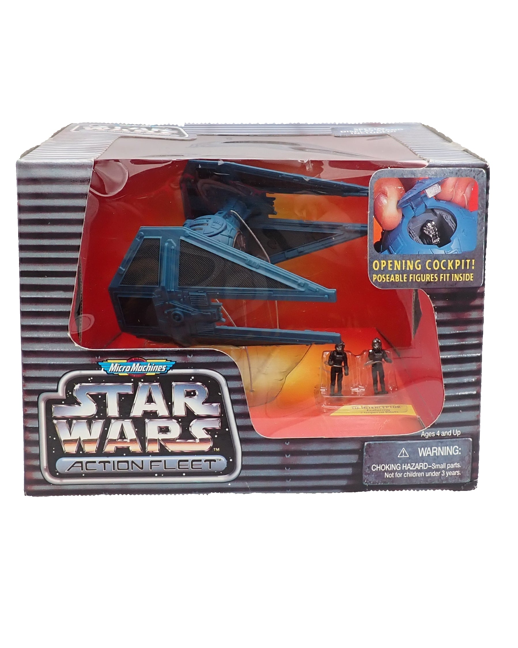 TIE Interceptor (1996) - Micro Machines Star Wars Action Fleet