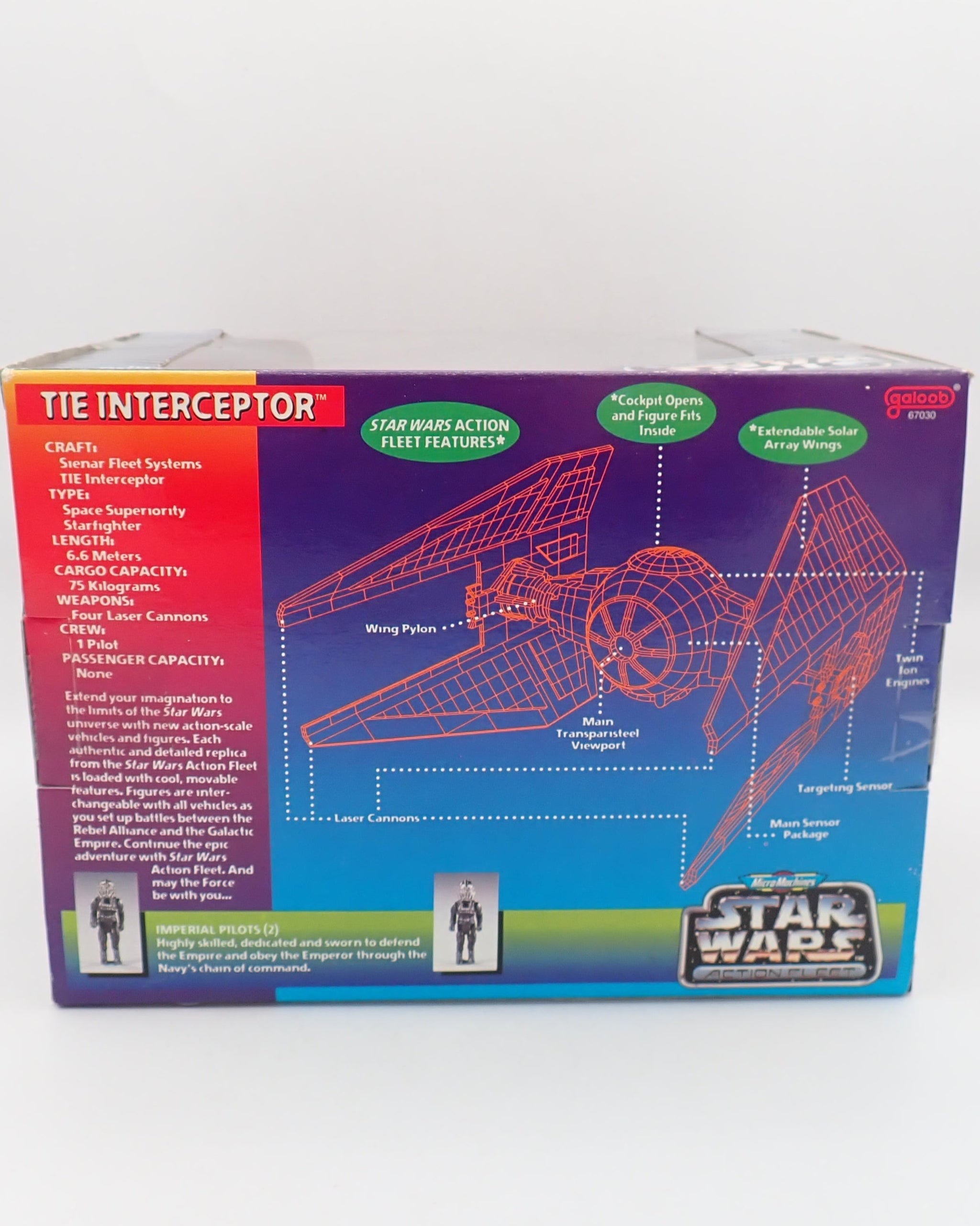 TIE Interceptor (1996) - Micro Machines Star Wars Action Fleet