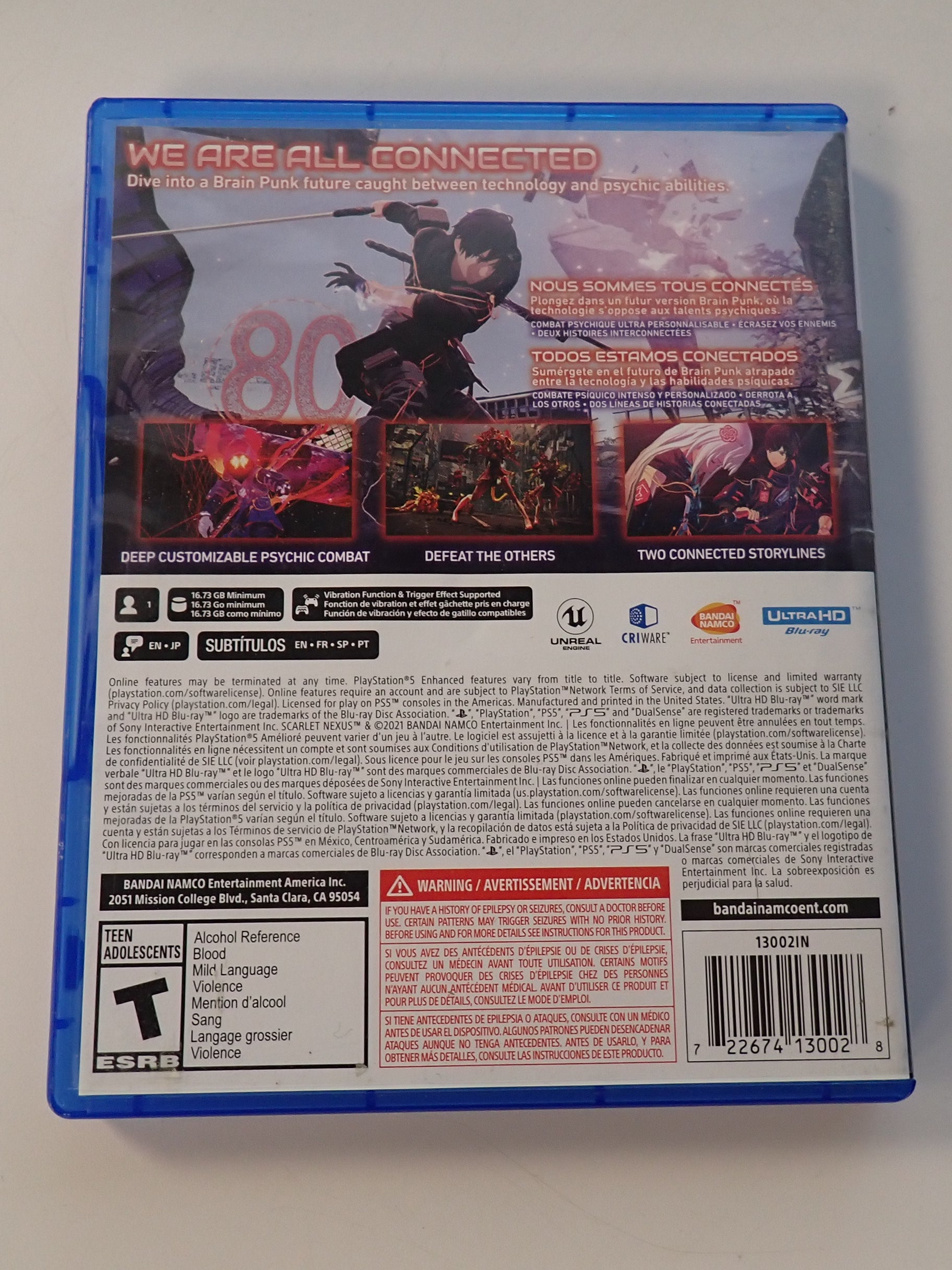 Scarlet Nexus - PS5 [Pre-Owned]