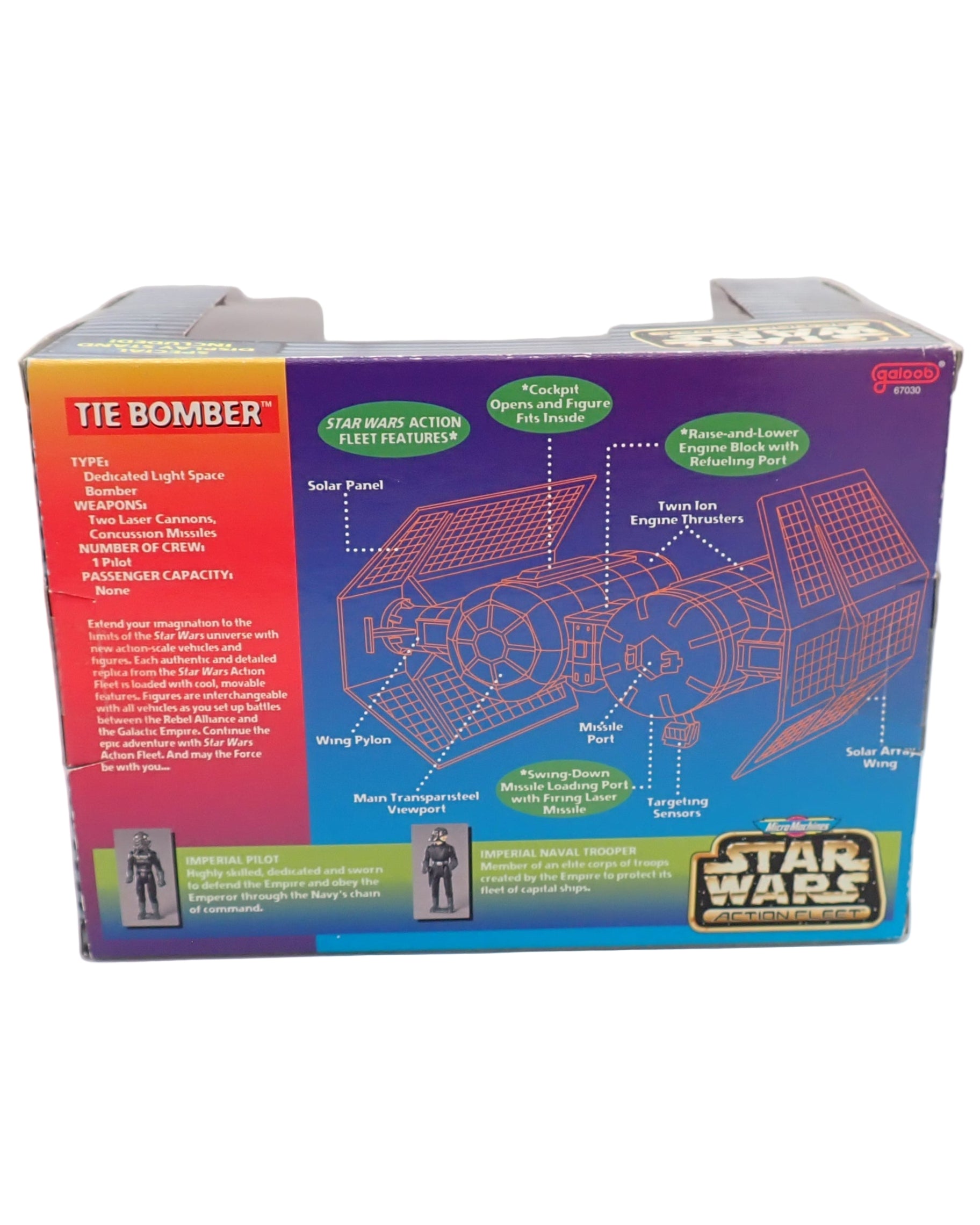 TIE Bomber (1996) - Micro Machines Star Wars Action Fleet