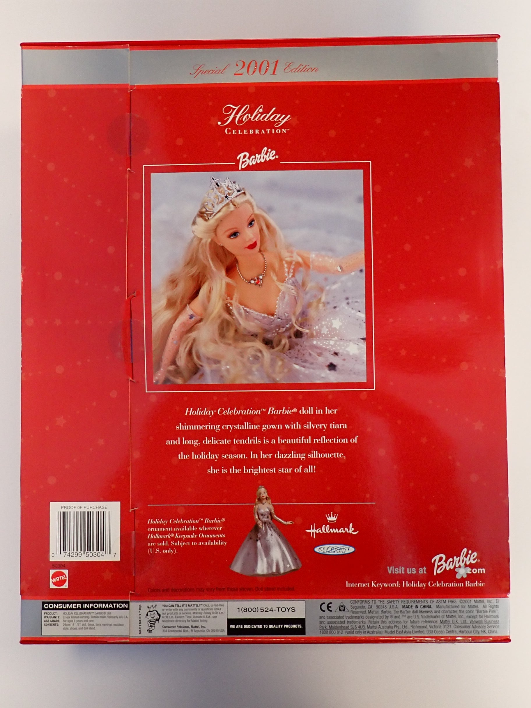 Holiday Celebration Barbie (2001) [Pre-Owned]