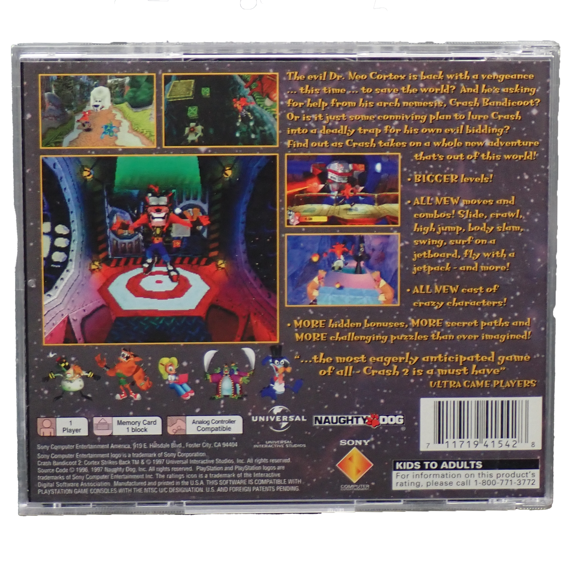 Crash Bandicoot 2 Cortex Strikes Back - PS1