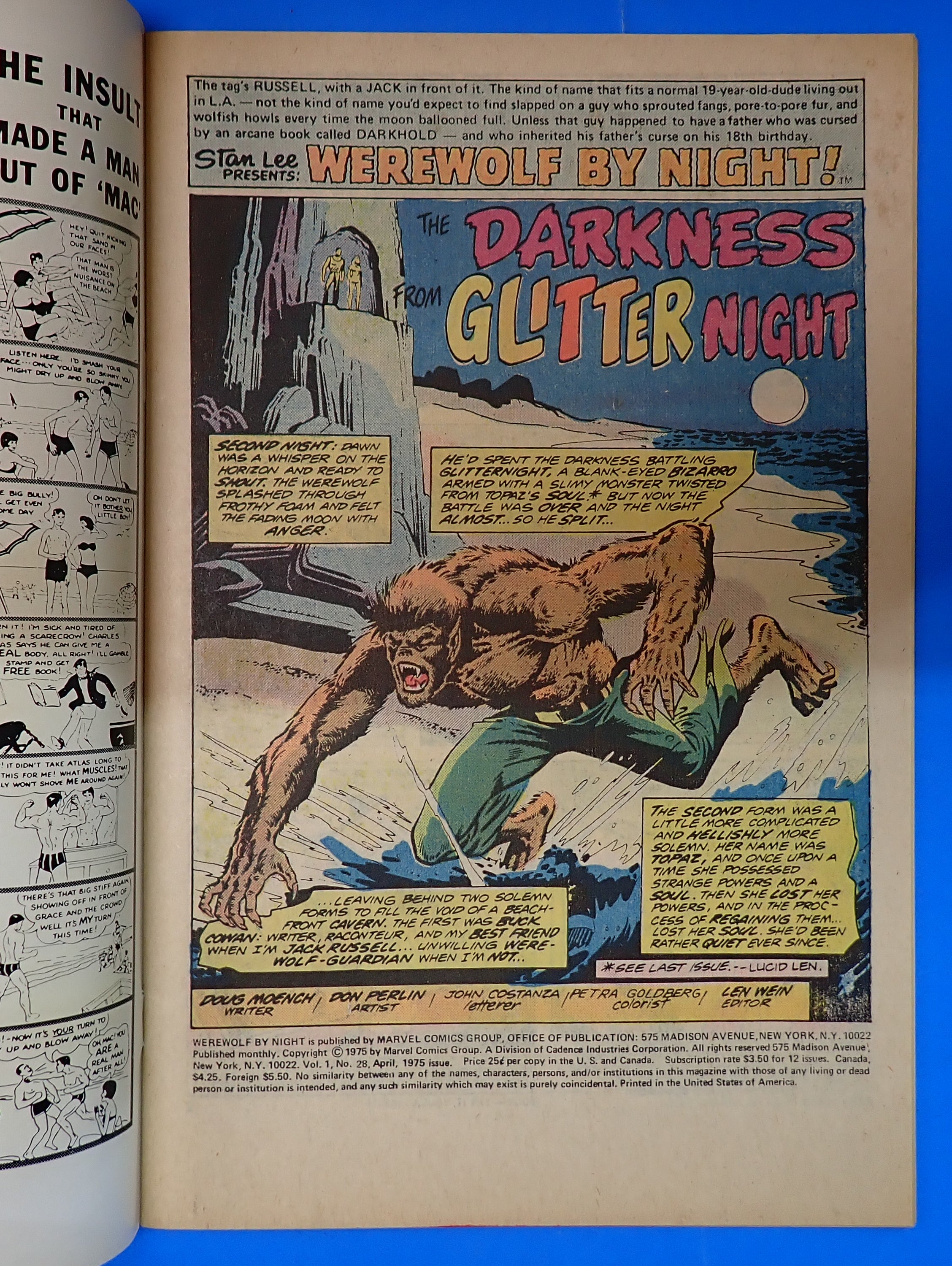 Werewolf by Night #28 (1975) - VF (8.0)