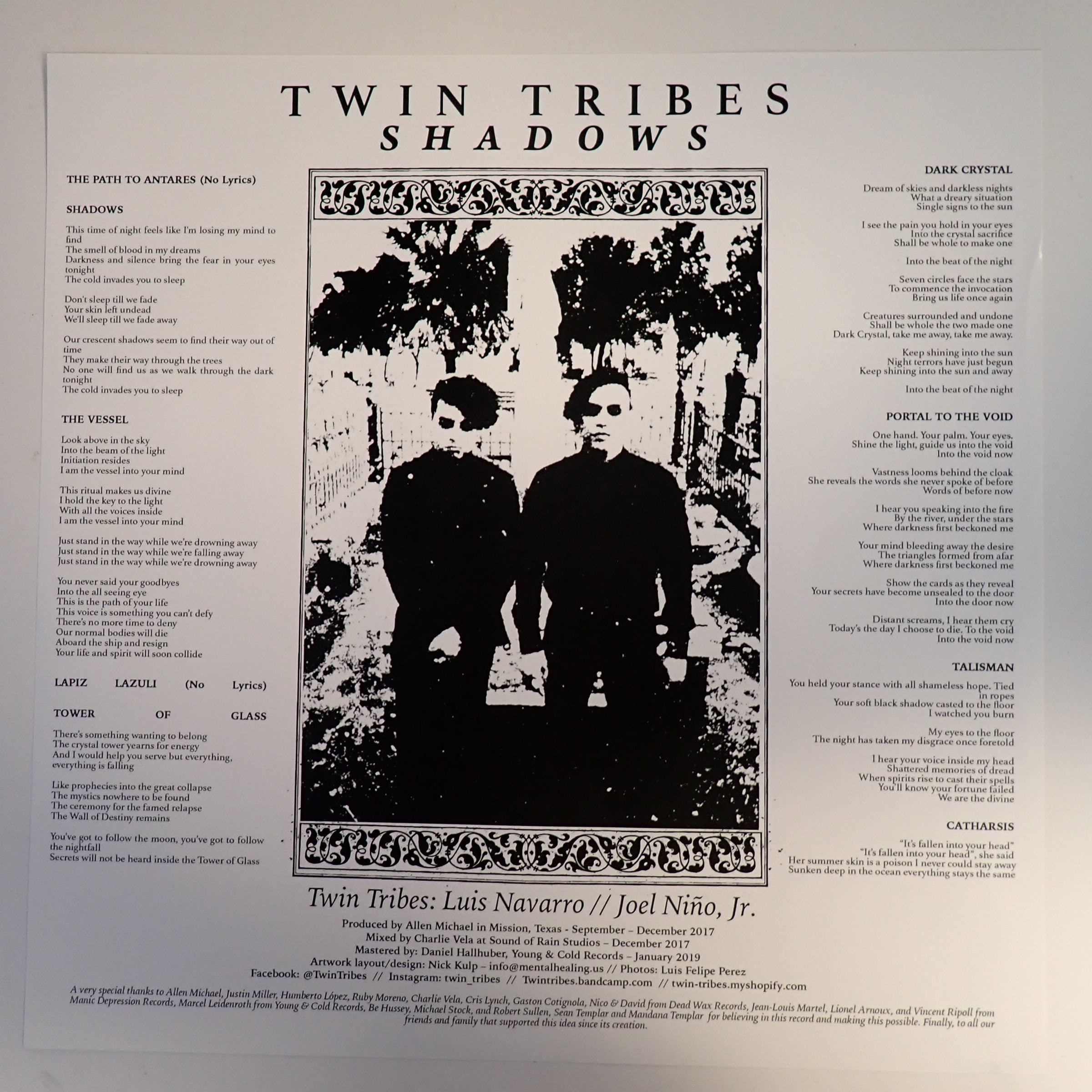 Twin Tribes Shadows - Vinyl [Pre-Owned]
