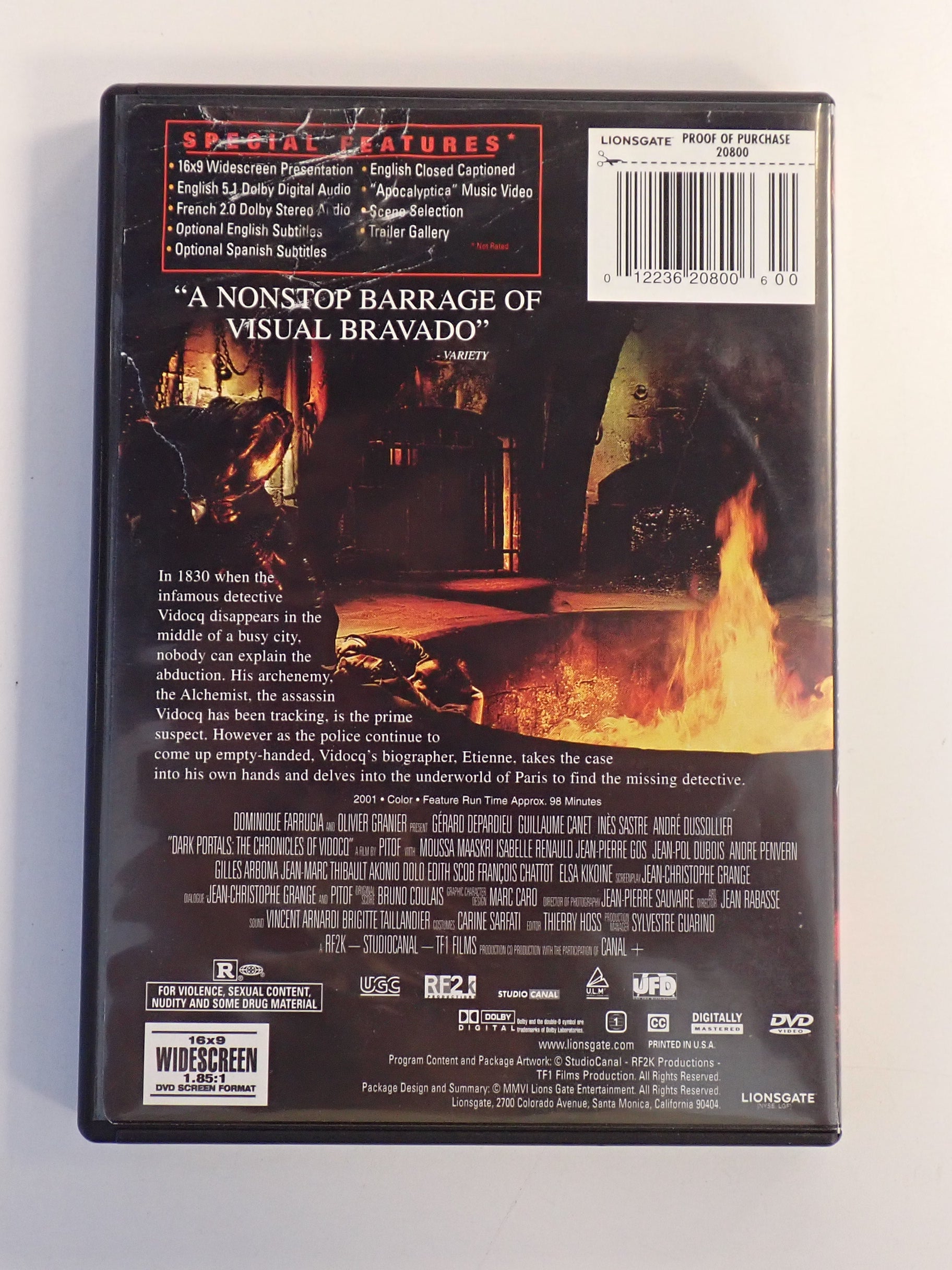 Dark Portals: Chronicles of Vidocq - DVD [Pre-Owned]