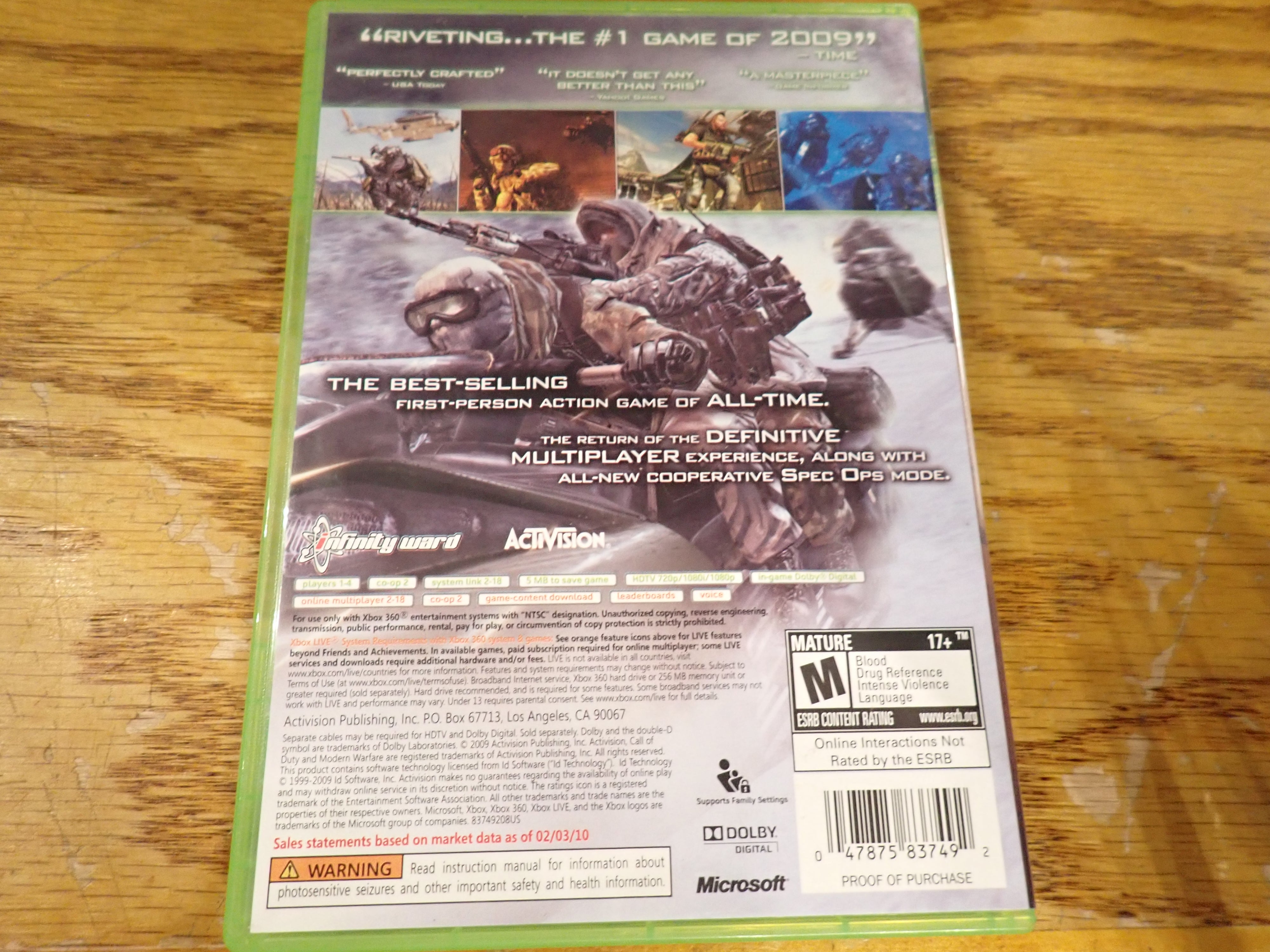 Call of Duty: Modern Warfare 2 - X360