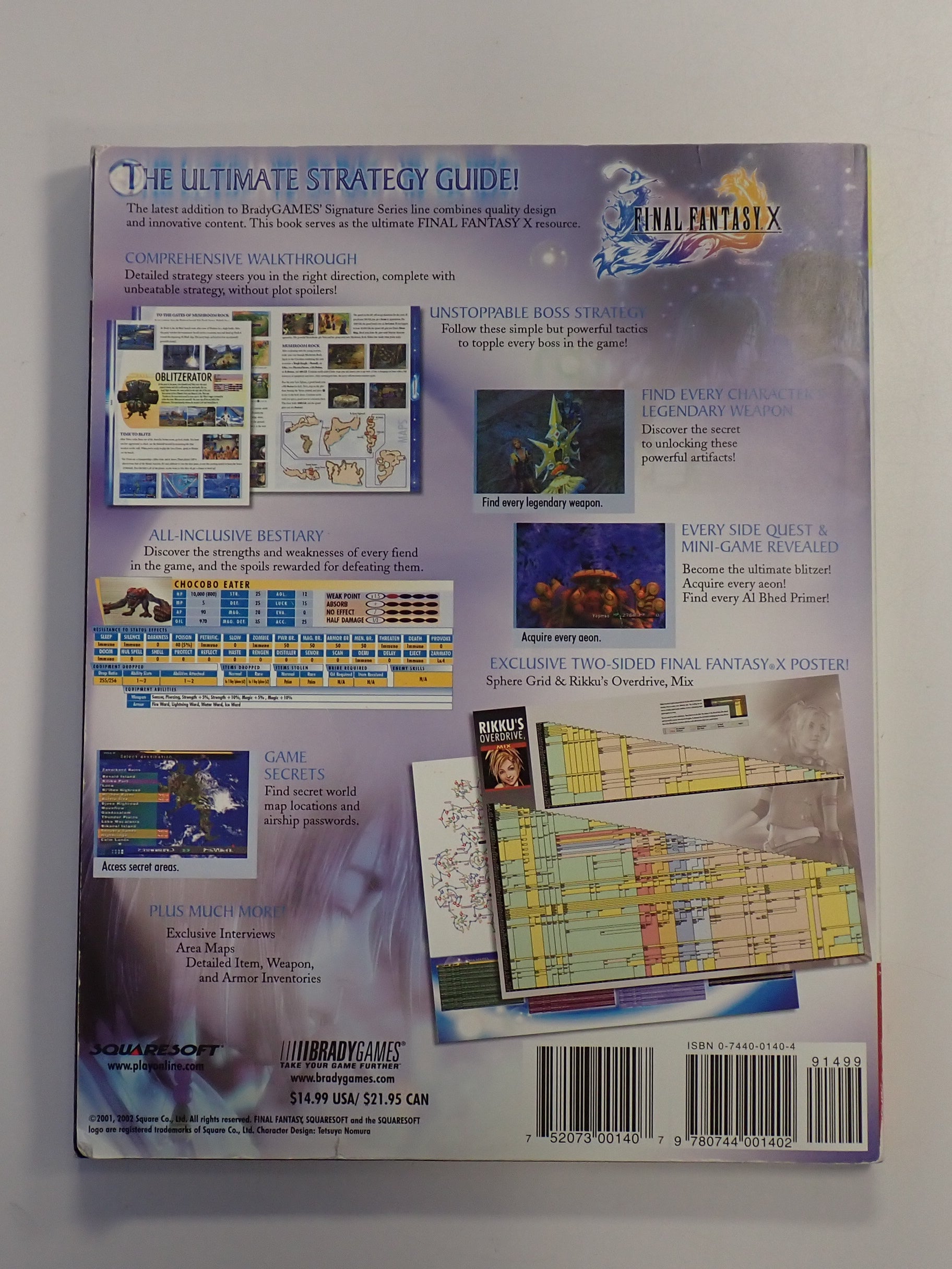 Final Fantasy X - Brady Games Strategy Guide [Pre-Owned]