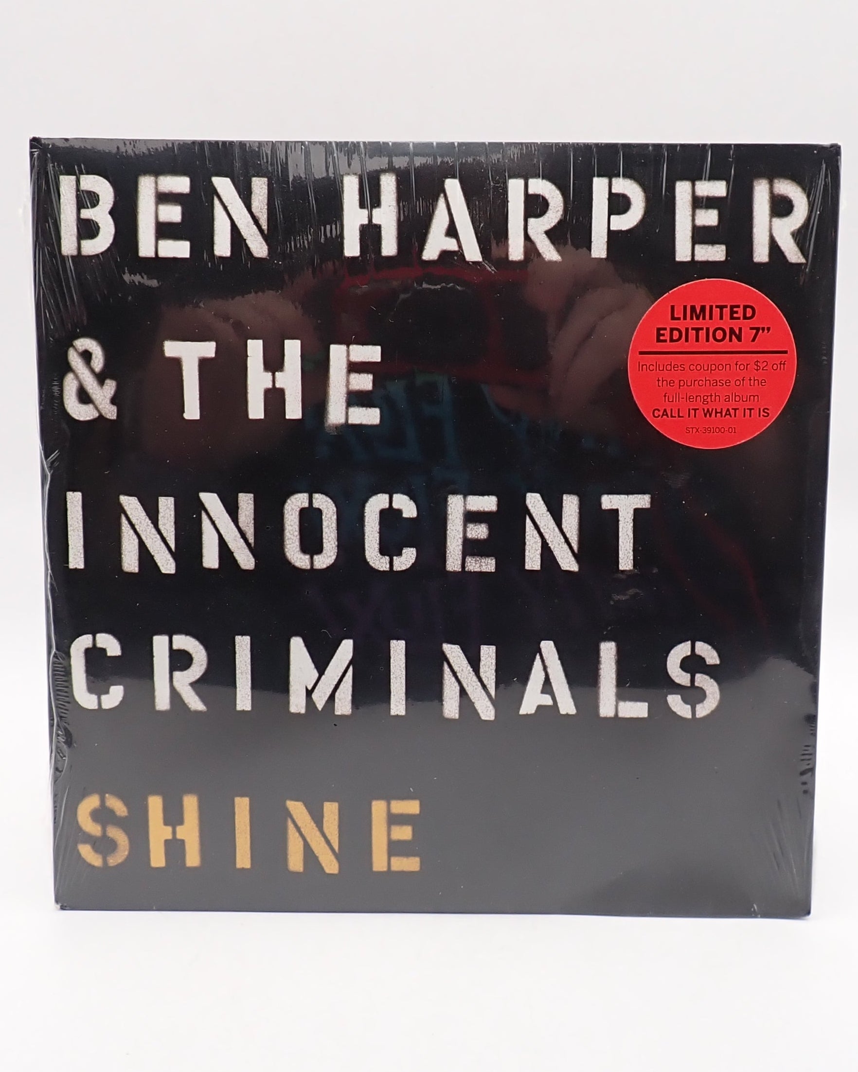 Ben Harper & The Innocent Criminals - Shine 2016 Limited Edition Sealed 7''