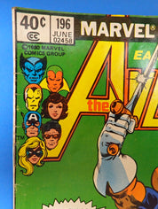 Avengers #196 (1980) - GD/VG (3.0) - 1st Full App. Taskmaster