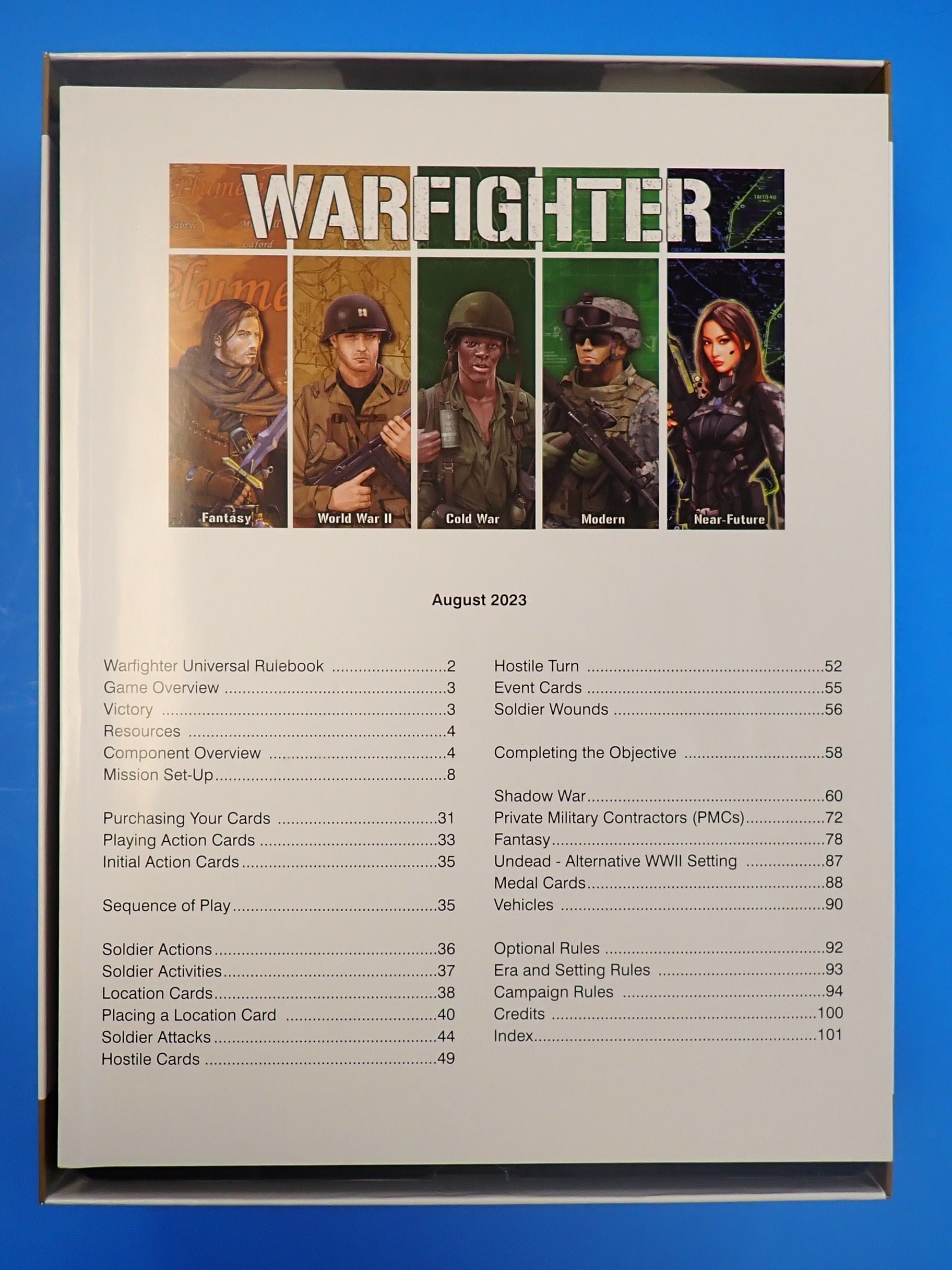 Warfighter WWII Europe Tactical Combat Card Game 2nd Edition [Pre-Owned]