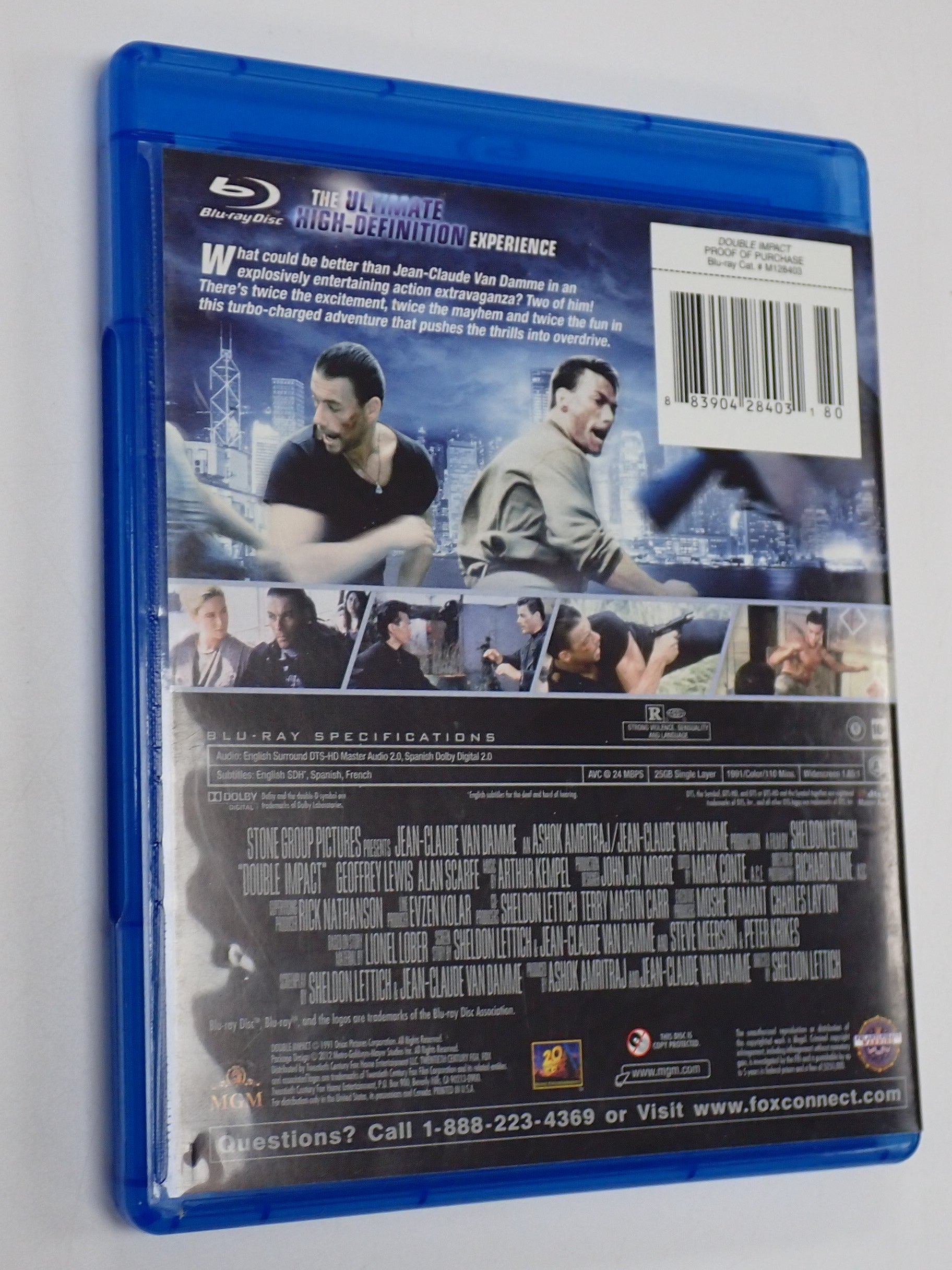 Double Impact - Blu-Ray [Pre-Owned]