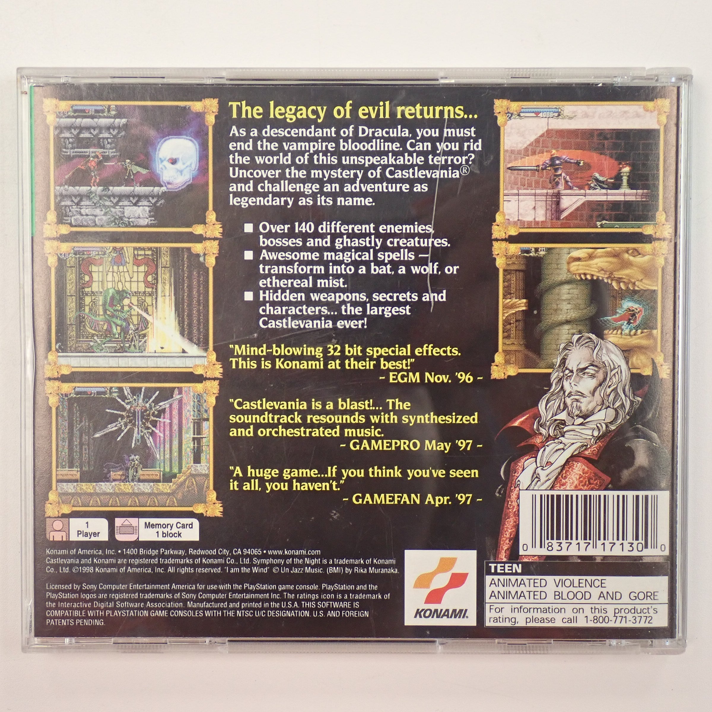 Castlevania Symphony of the Night [Greatest Hits] - PS1
