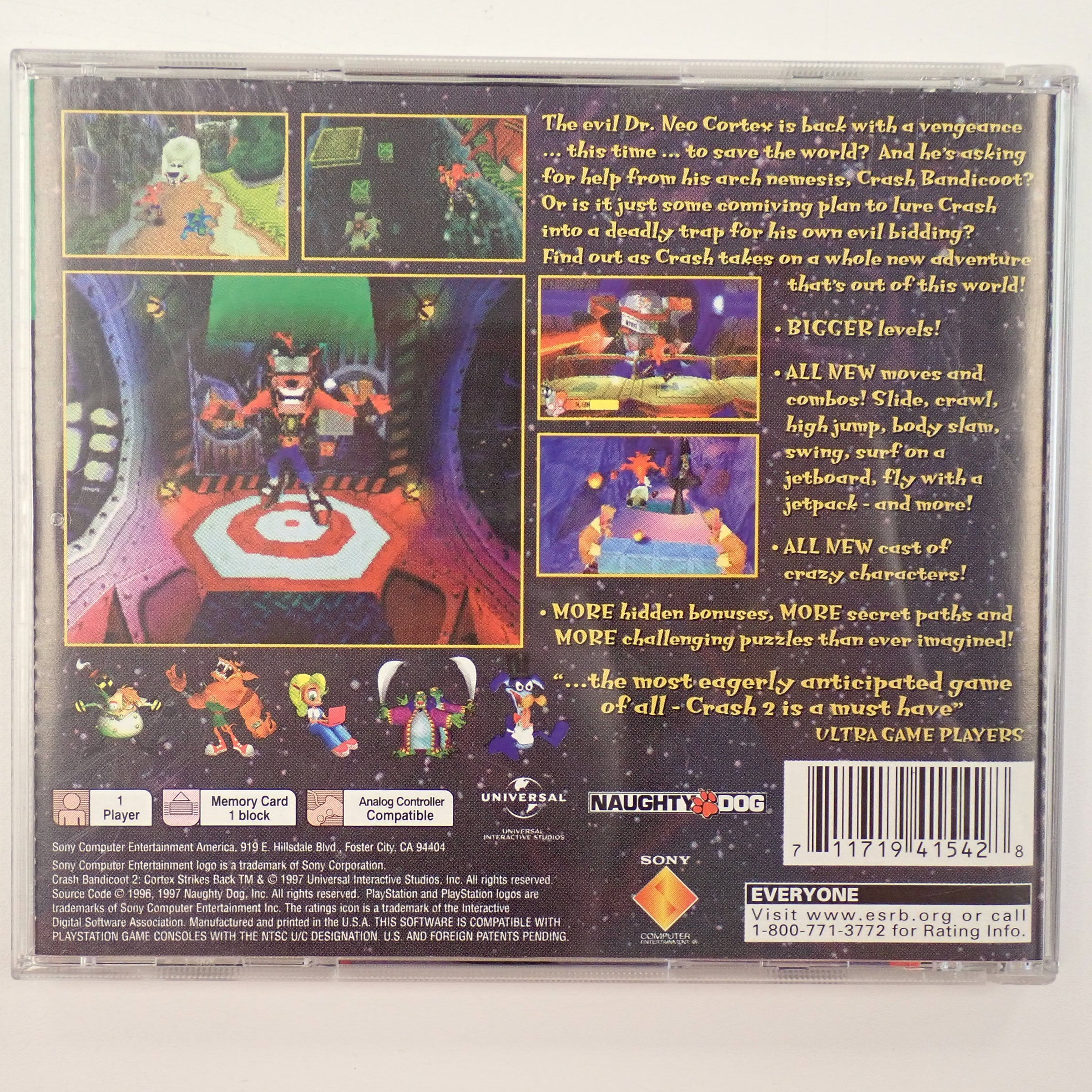 Crash Bandicoot 2 Cortex Strikes Back [Greatest Hits] - PS1