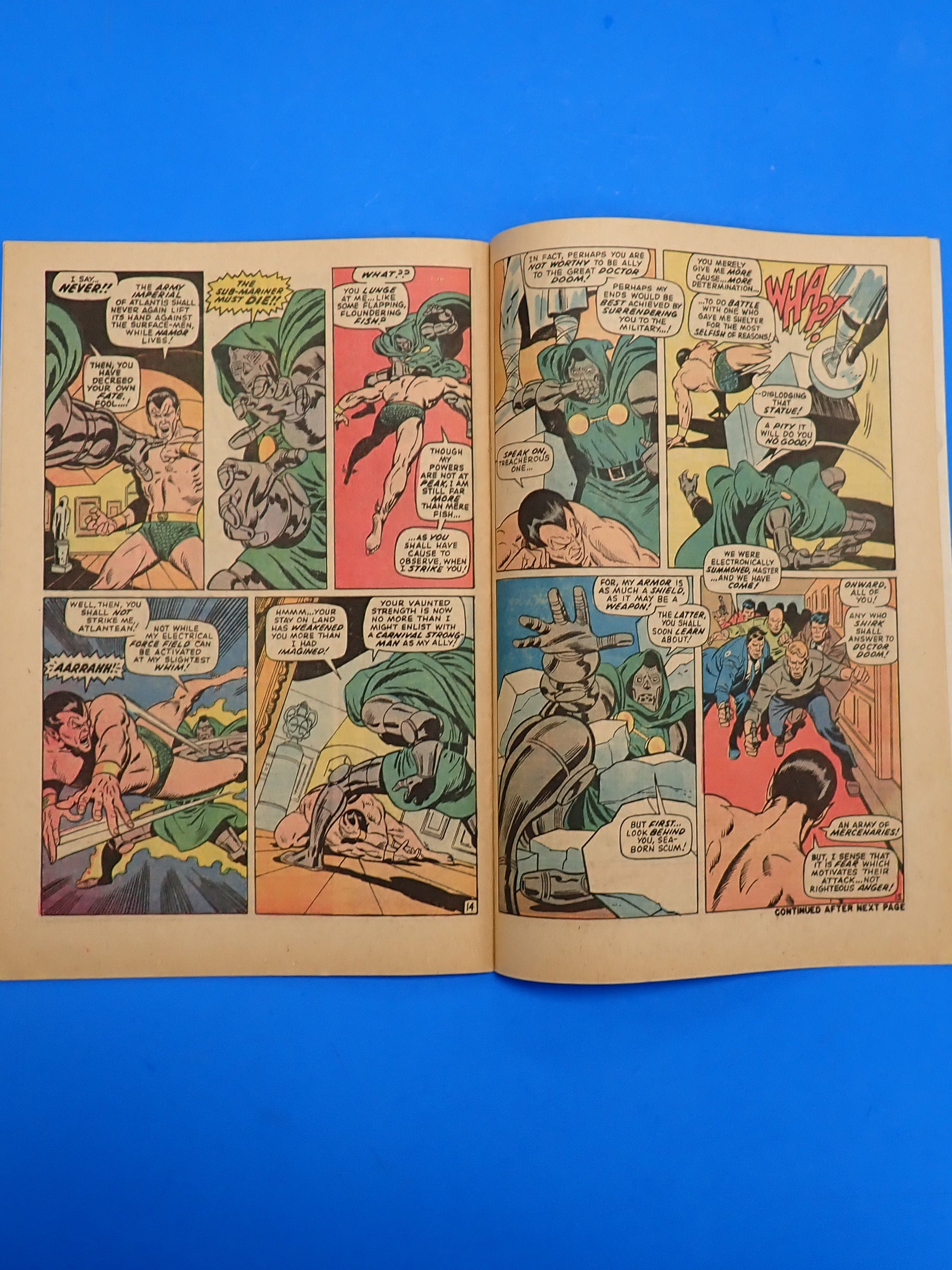 Sub-Mariner #20 - 1st battle of Doctor Doom vs Namor