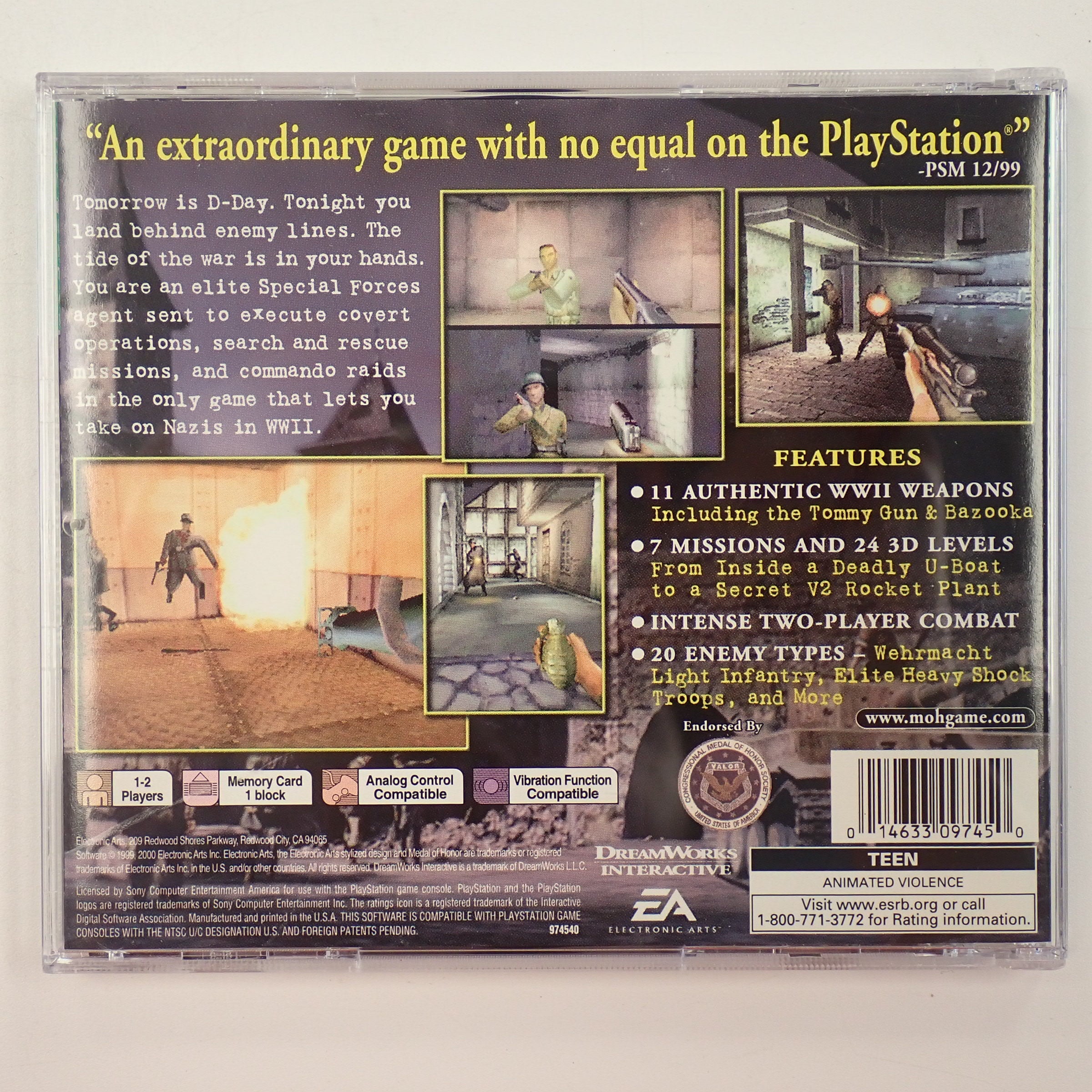 Medal of Honor [Greatest Hits] - PS1