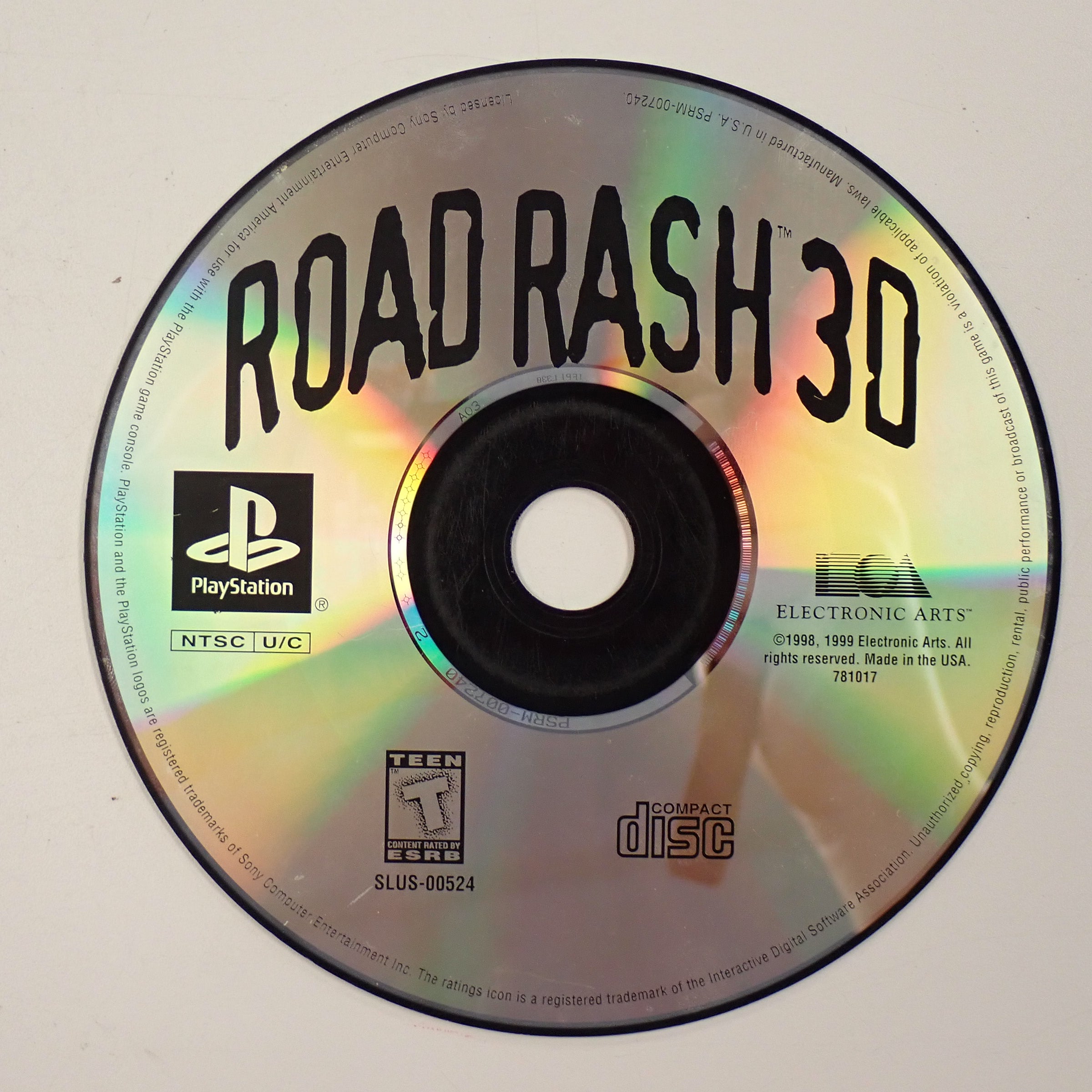 Road Rash 3D (Loose) - PS1