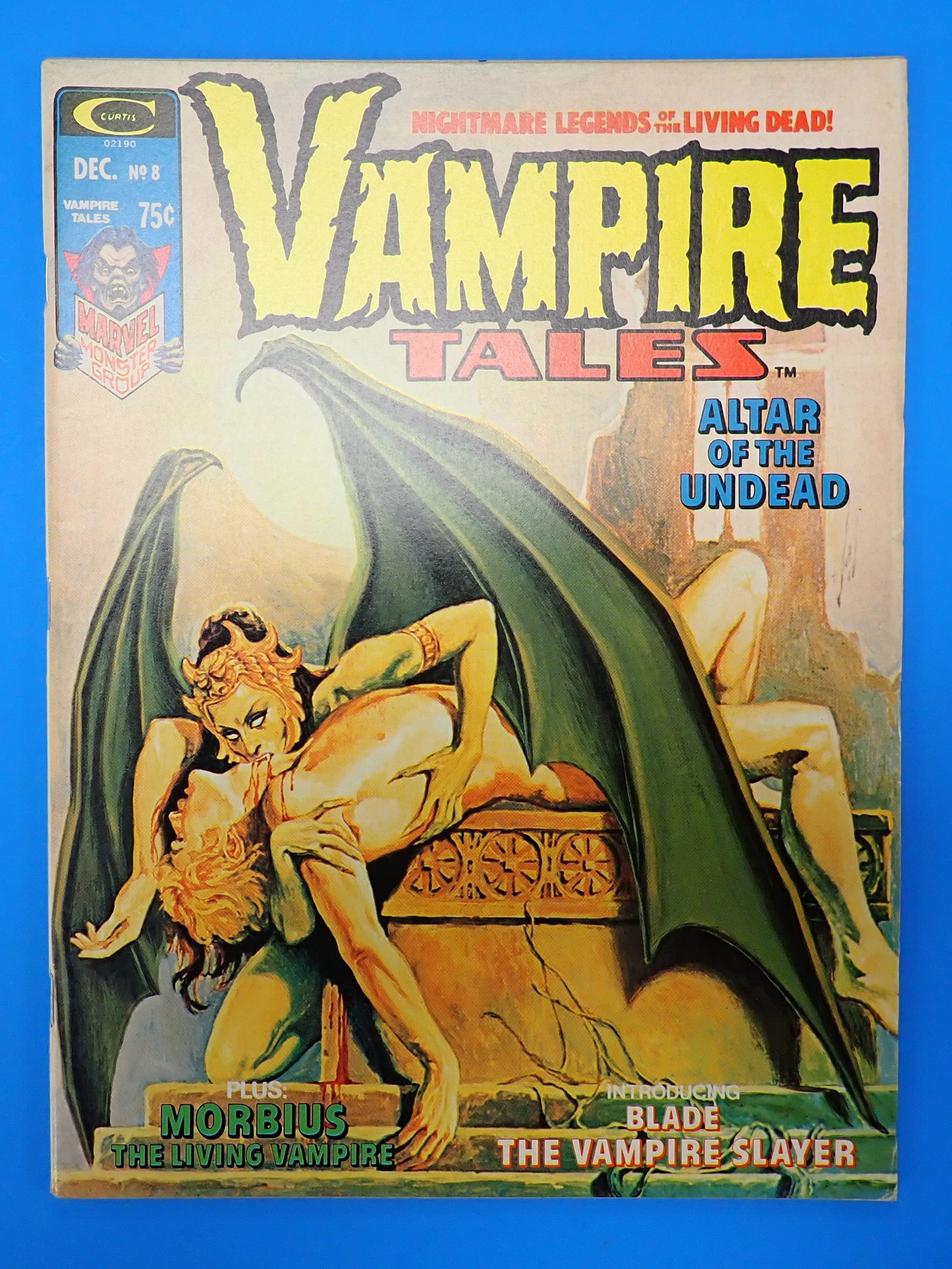 Vampire Tales #8 (1974) - NM (9.4) - 1st Solo story feat. Blade