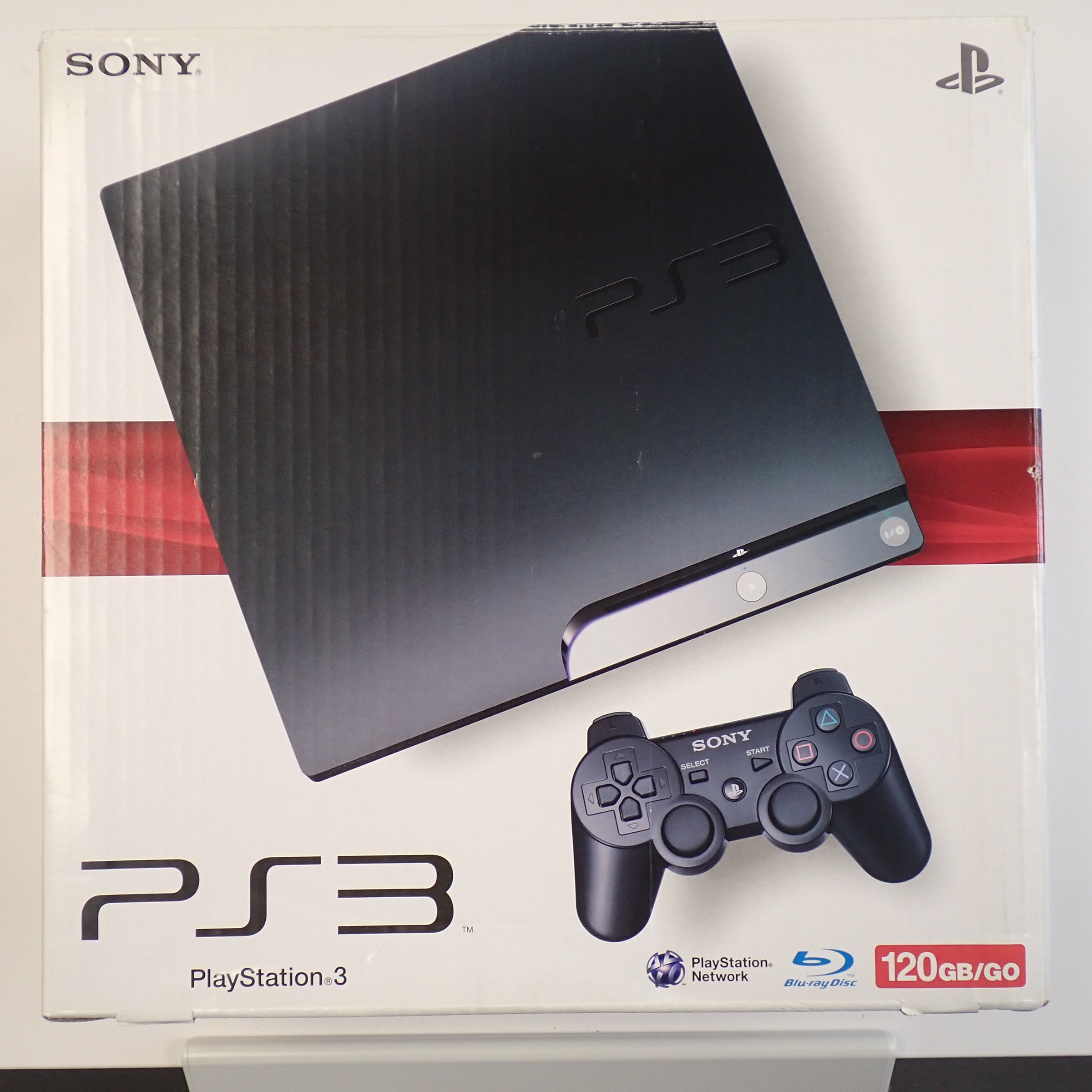 PlayStation 3 Slim PS3 Console/System [In Box / 120GB] - Charcoal Black