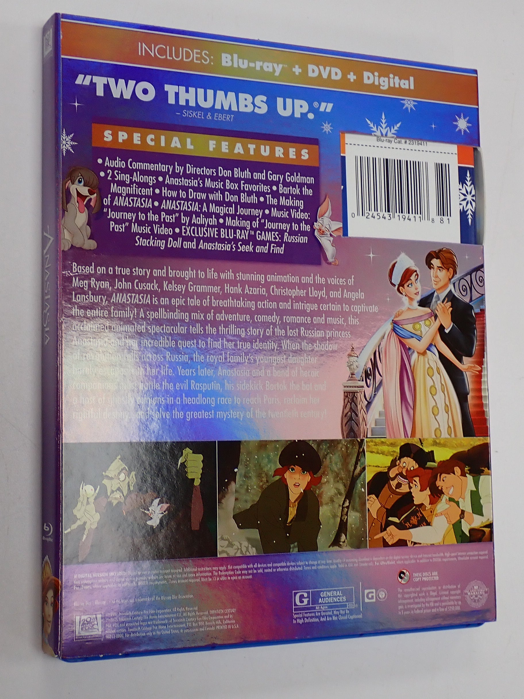 Anastasia - Blu-Ray [Pre-Owned]