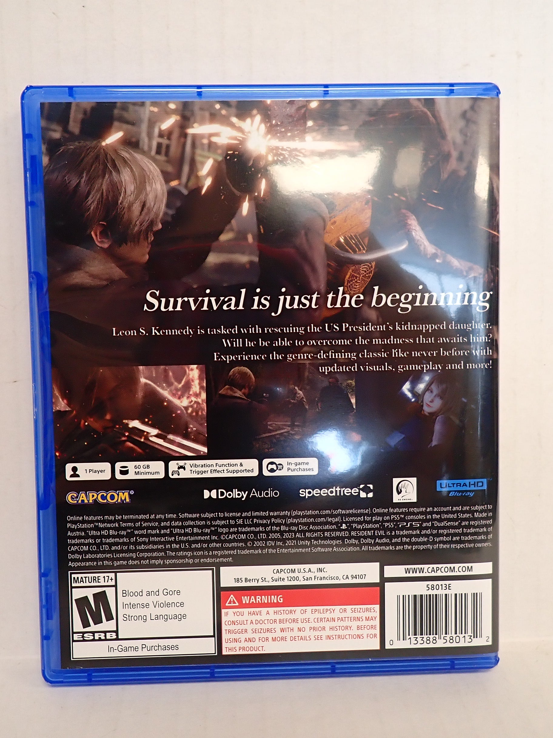Resident Evil 4 Remake - PS5 [Pre-Owned]