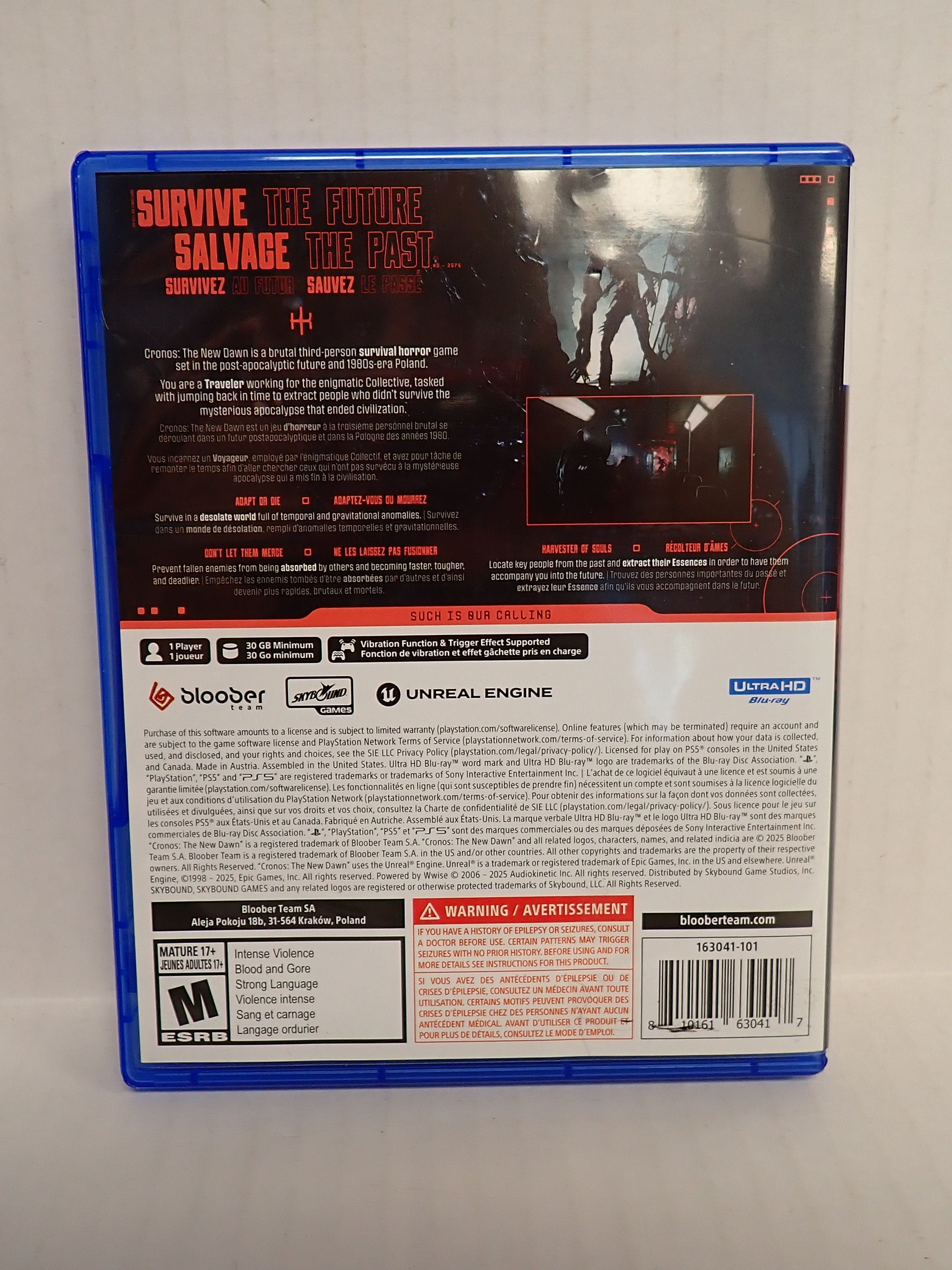 Cronos the New Dawn - PS5 [Pre-Owned]
