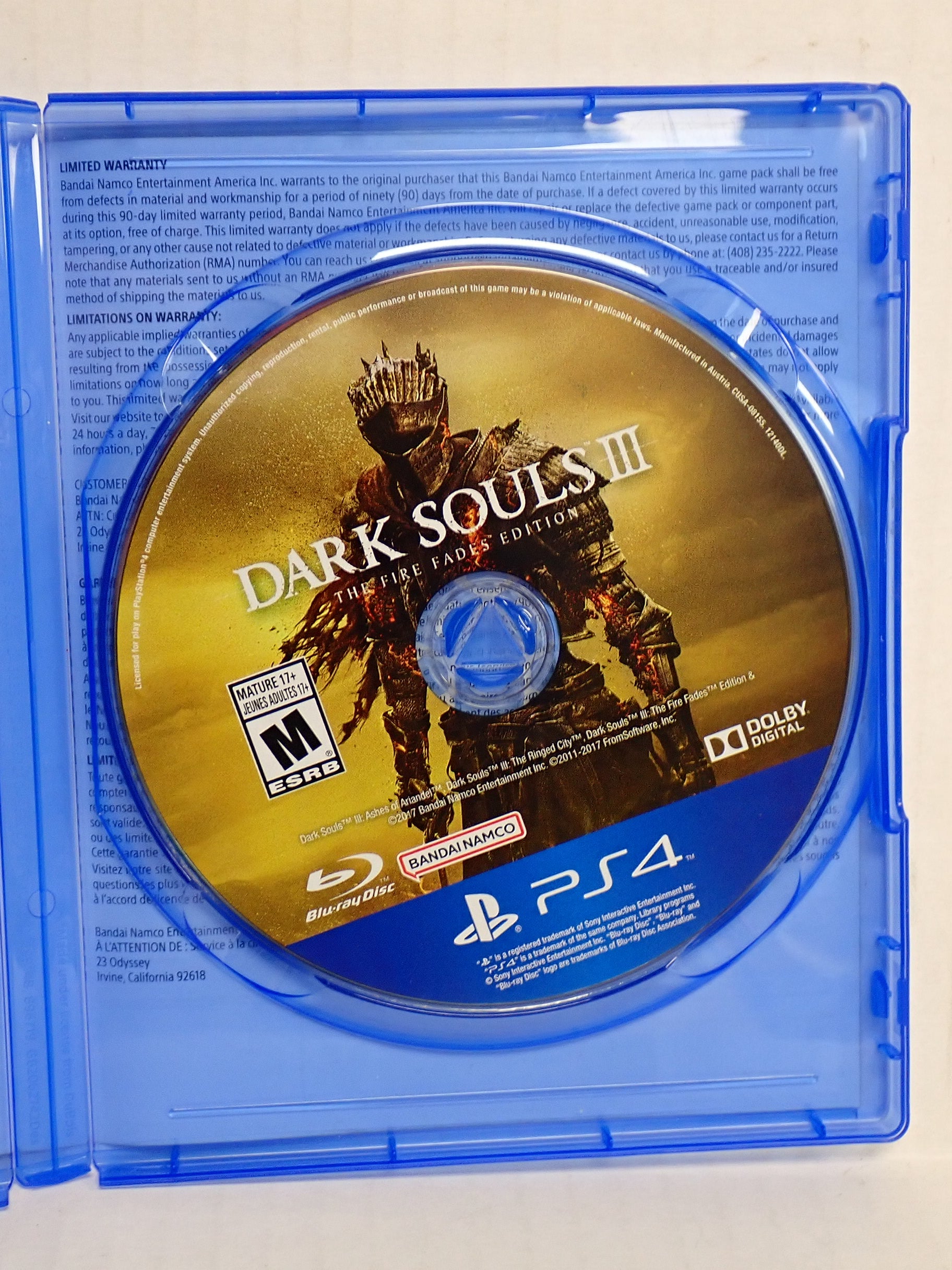 Dark Souls III The Fire Fades Edition - PS4 [Pre-Owned]