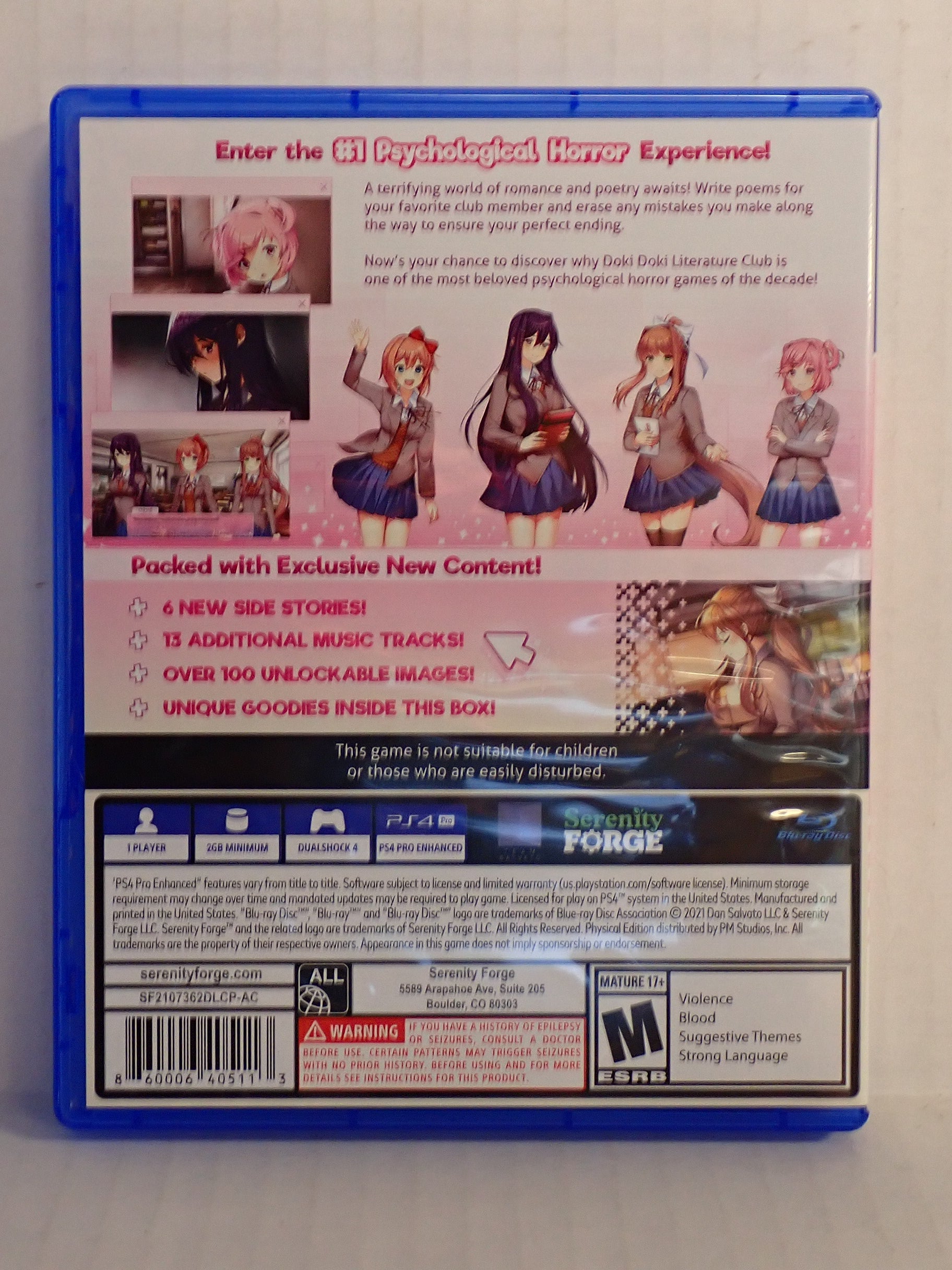 Doki Doki Literature Club Plus - PS4 [Pre-Owned]