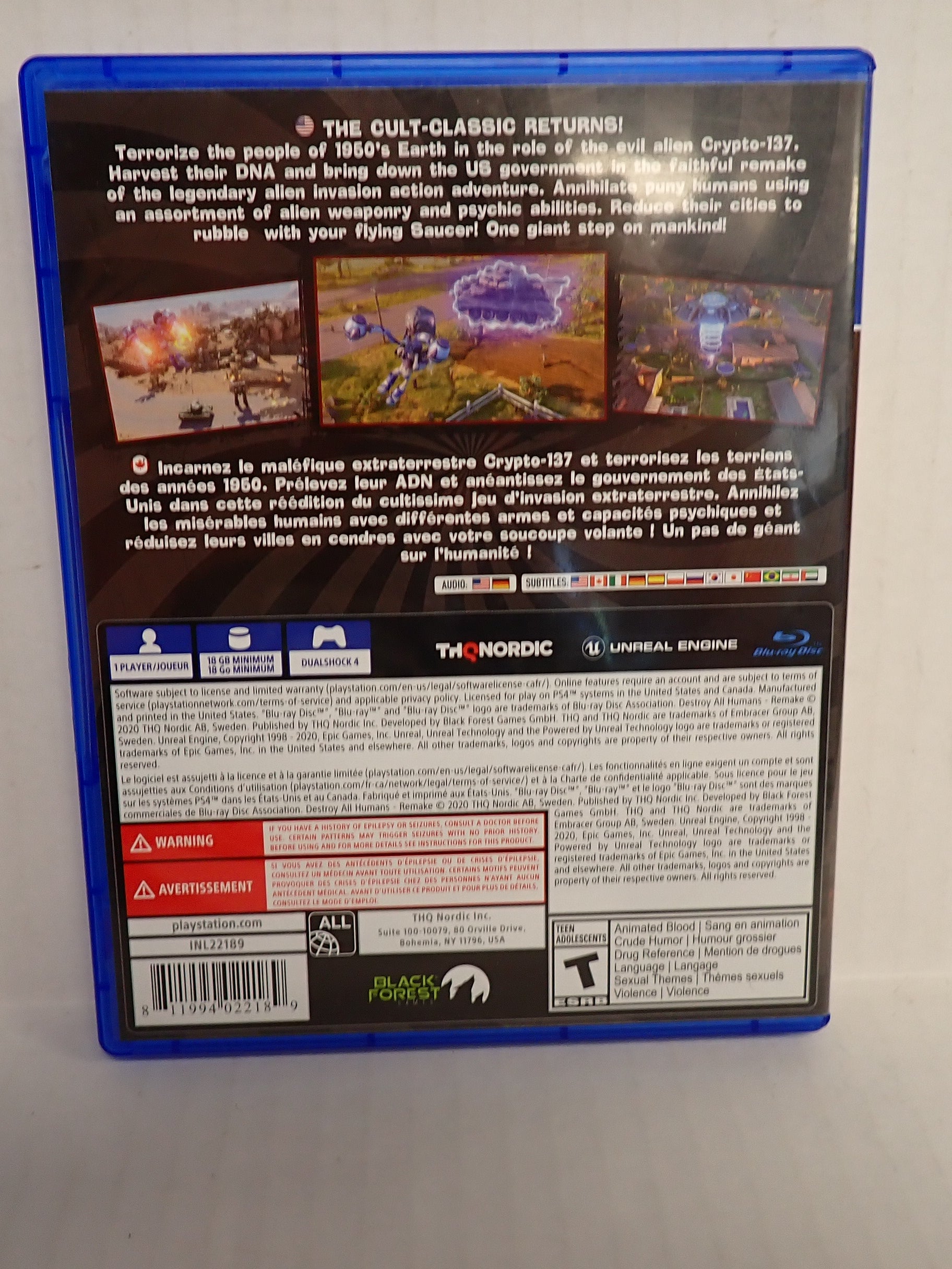 Destroy All Humans - PS4 [Pre-Owned]
